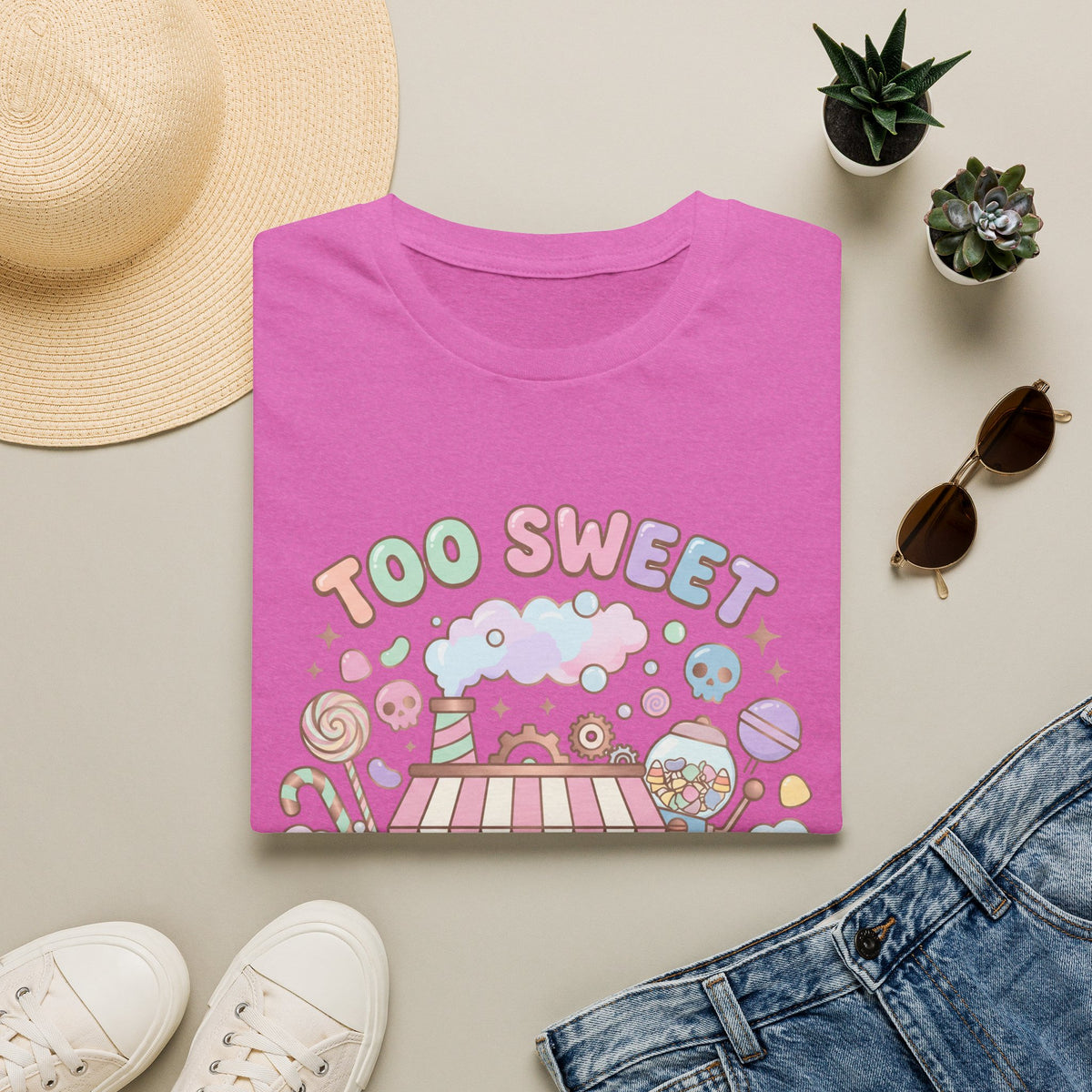 Too Sweet To Be Spooky Tee - Gildan