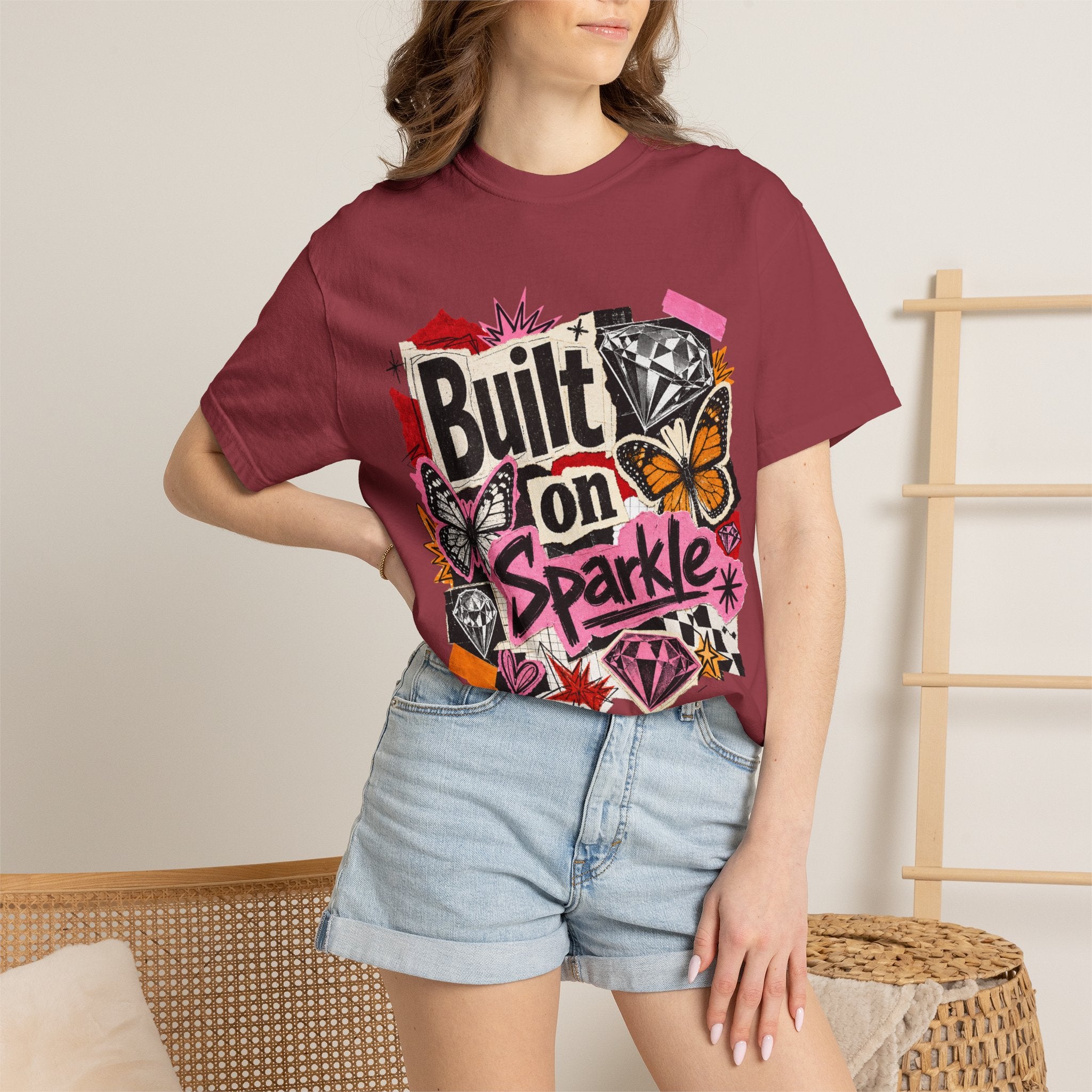Built on Sparkle Tee - Comfort Colors