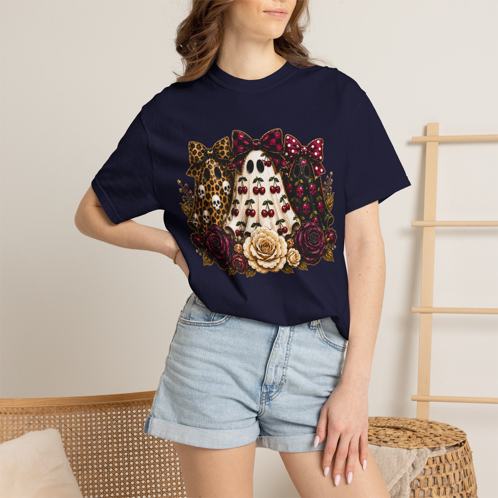 Cherry Ghosts Tee - Comfort Colors