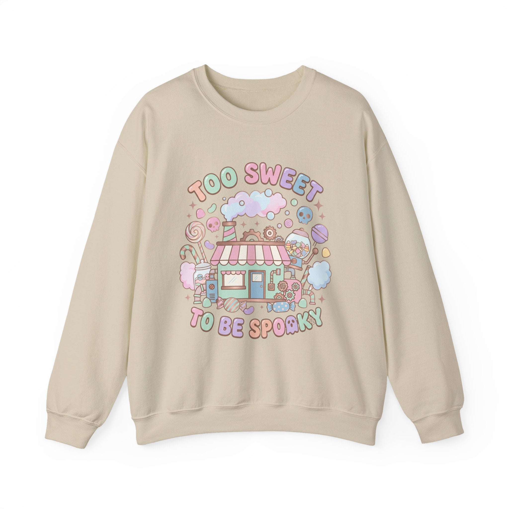 Too Sweet To Be Spooky Sweatshirt - Gildan