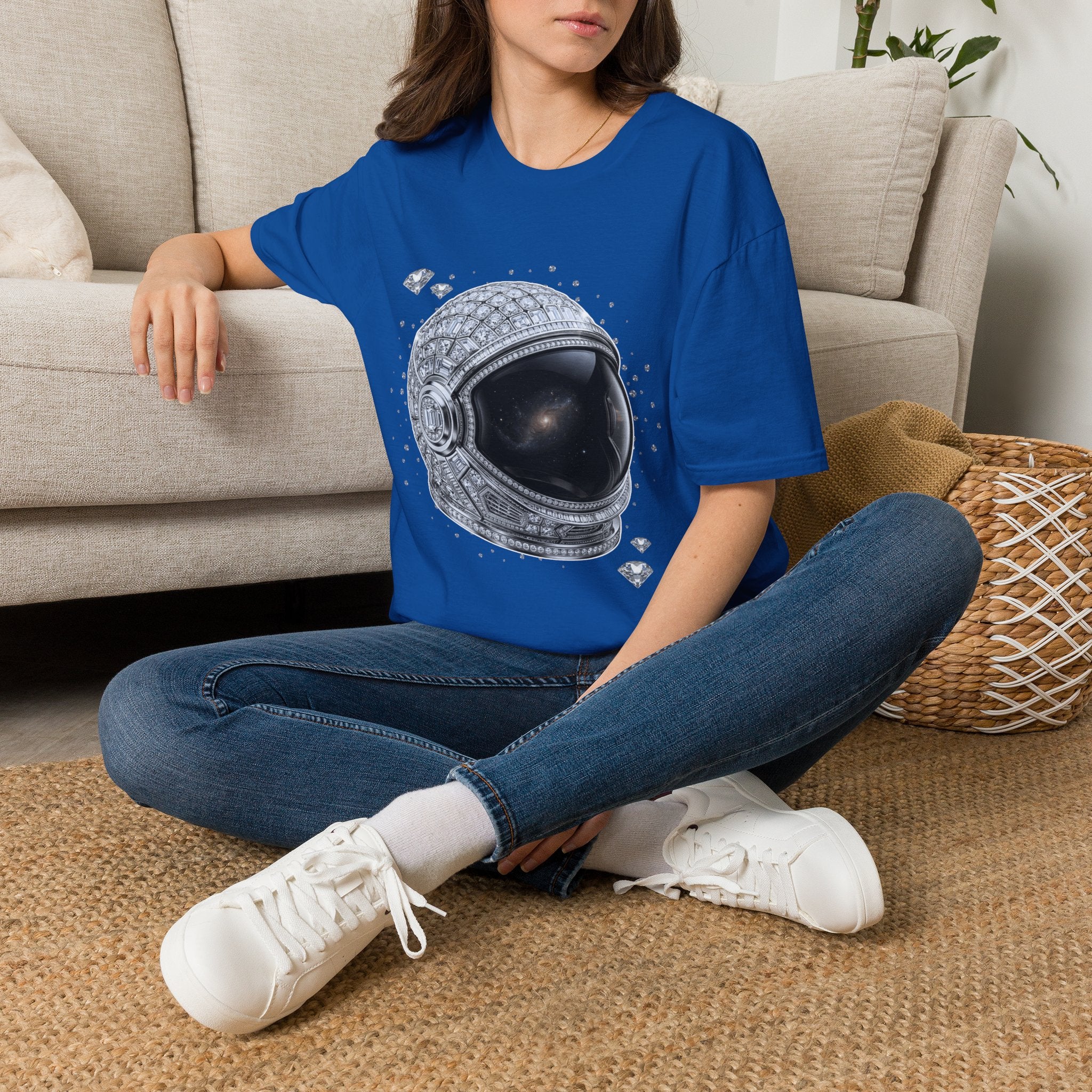 Sparkle Astronaut Tee - Gildan