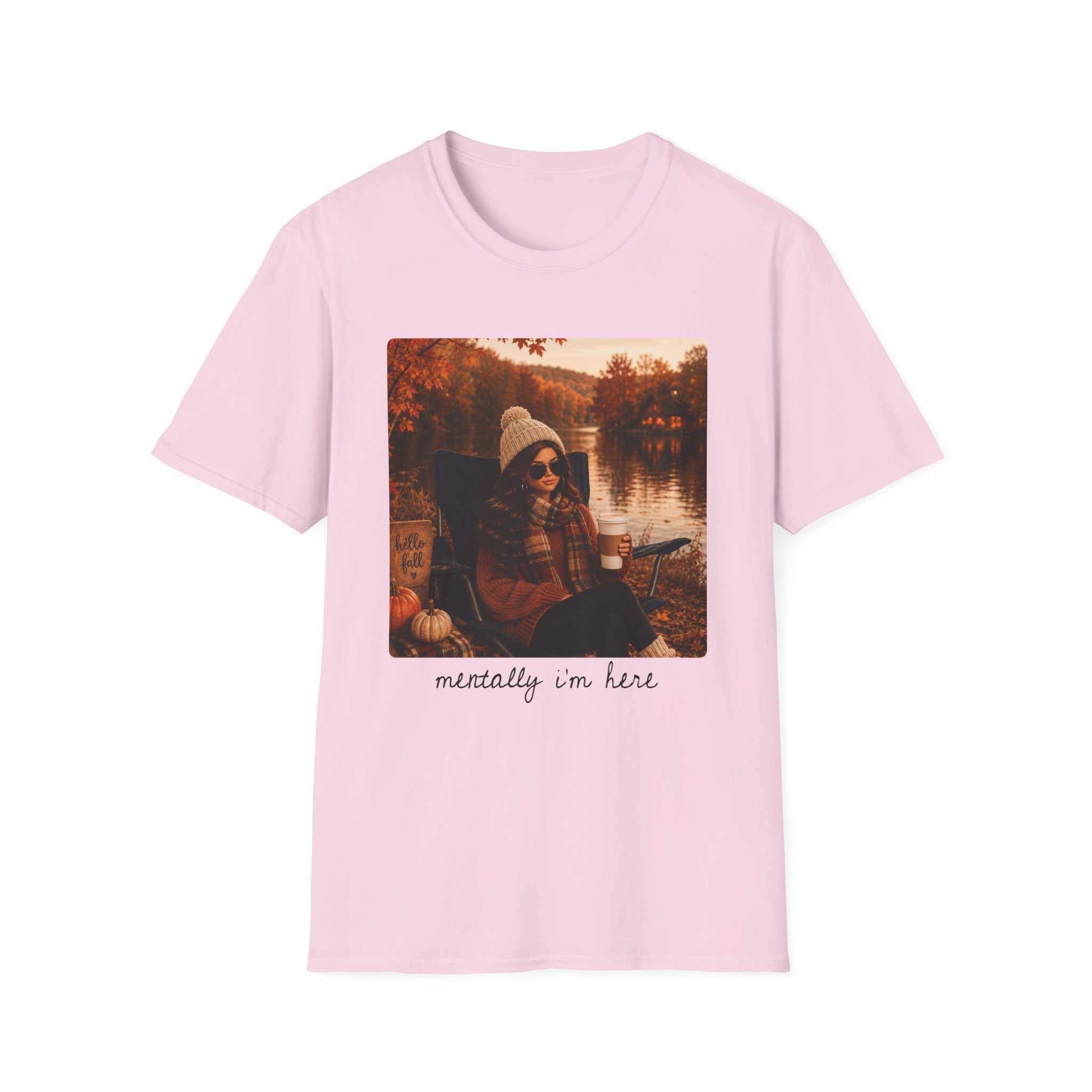 Mentally I'm Here Tee - Gildan