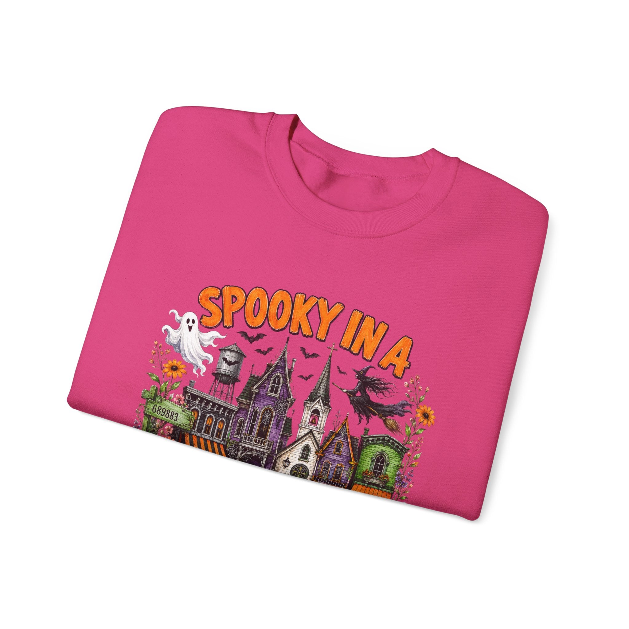 Spooky In A Smalltown Sweatshirt - Gildan