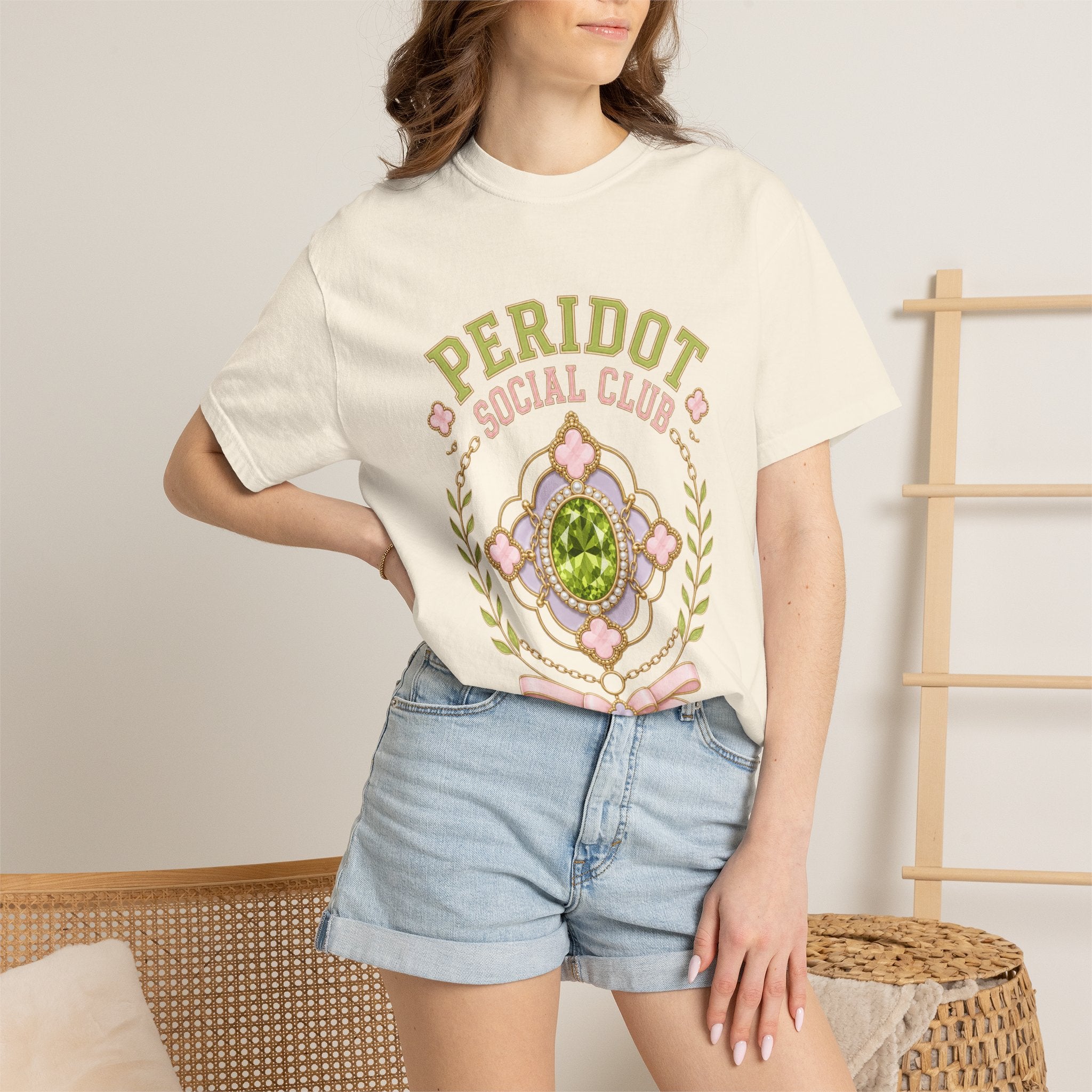 Peridot Social Club Tee - Comfort Colors