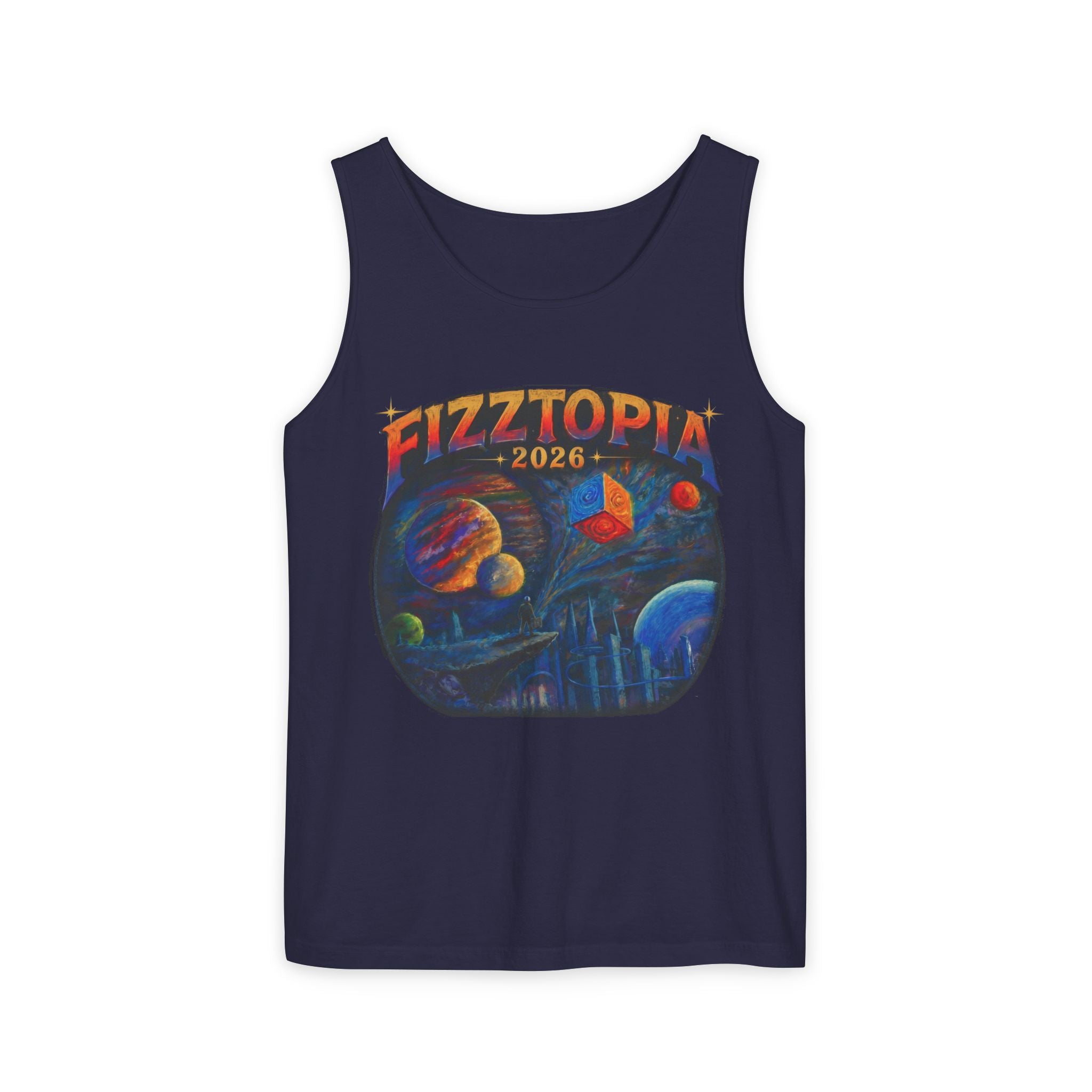 Daddy Ring Bomb's Fizztopia Galaxy Tank - Comfort Colors