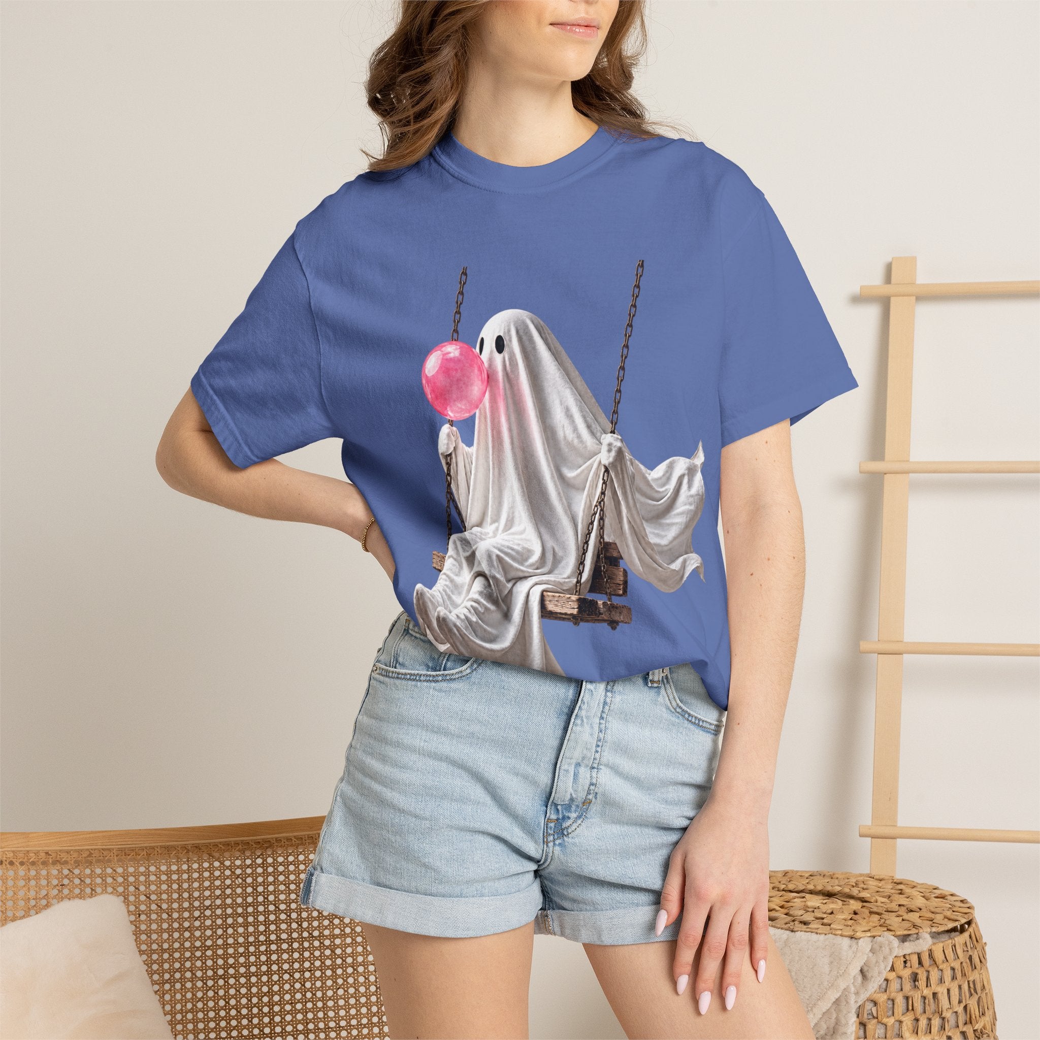 Bubblegum Ghost Tee - Comfort Colors