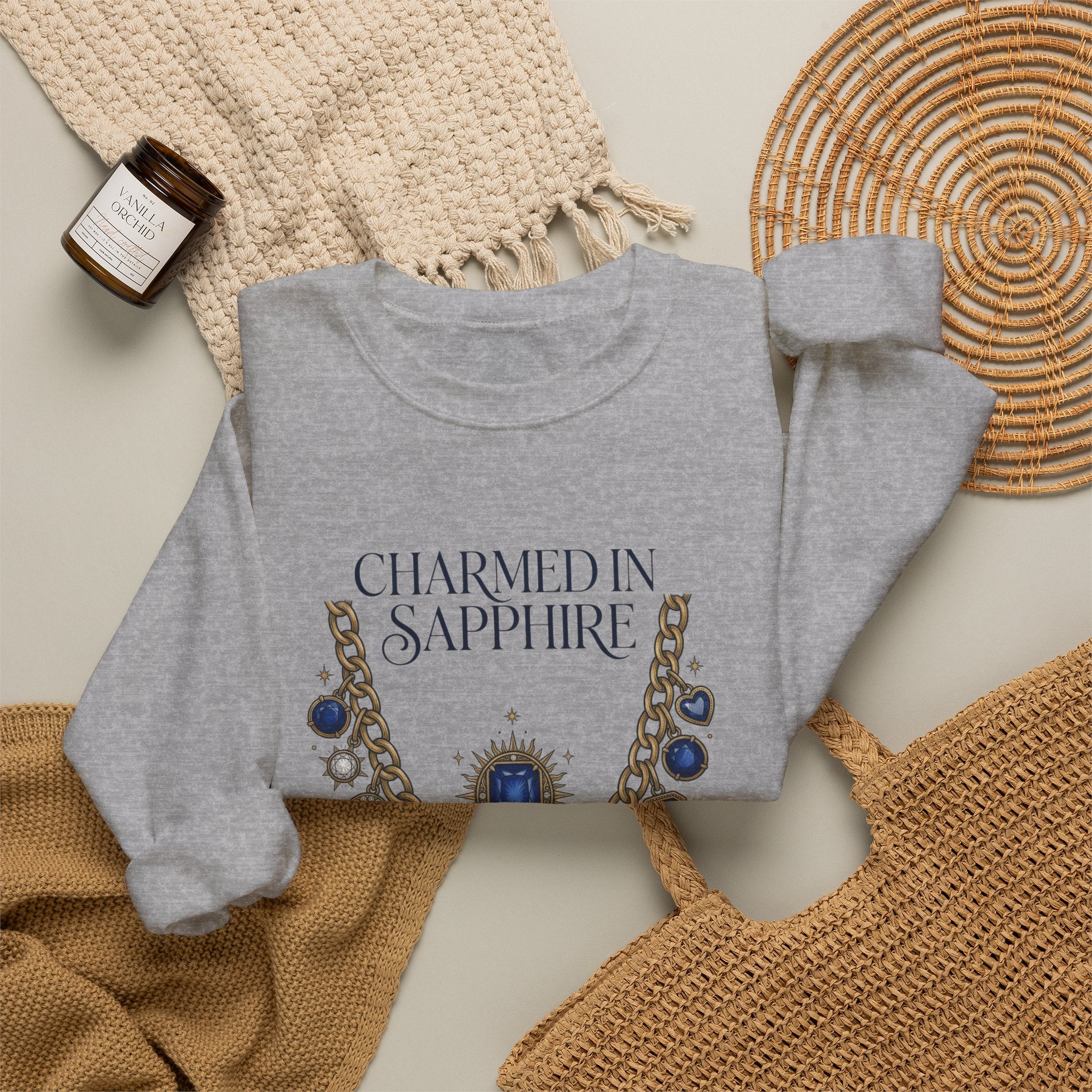 Charmed in Sapphire Sweatshirt - Gildan