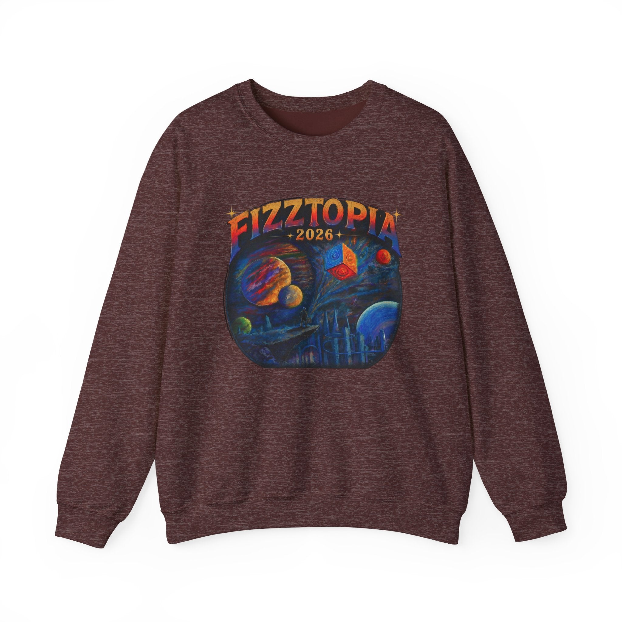Daddy Ring Bomb's Fizztopia Galaxy Sweatshirt - Gildan
