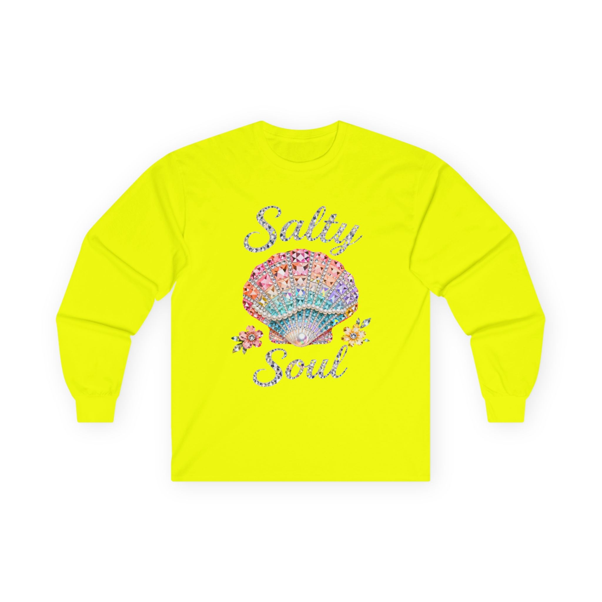 Salty Soul Long Sleeve Tee - Gildan