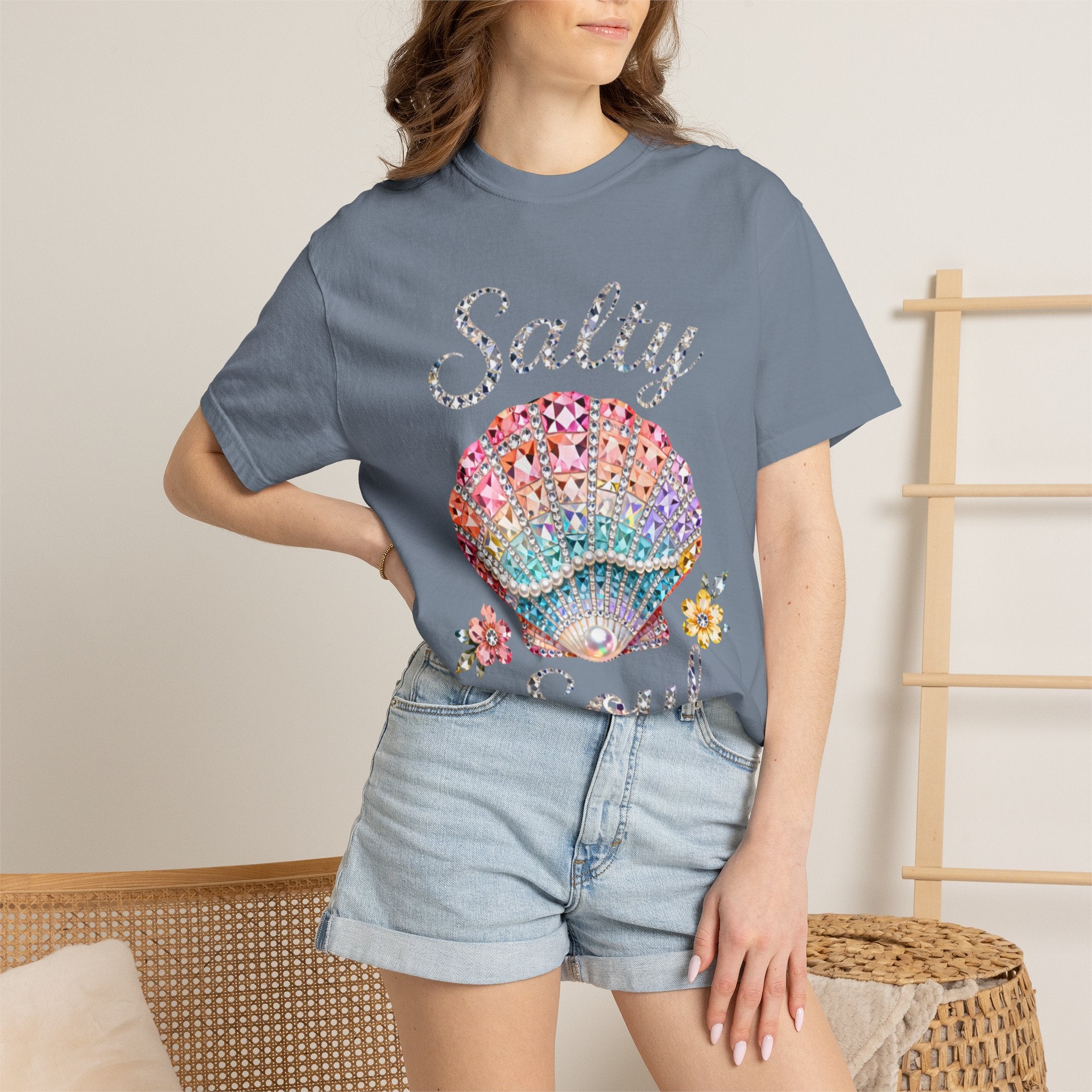 Salty Soul Jewel Tee - Comfort Colors
