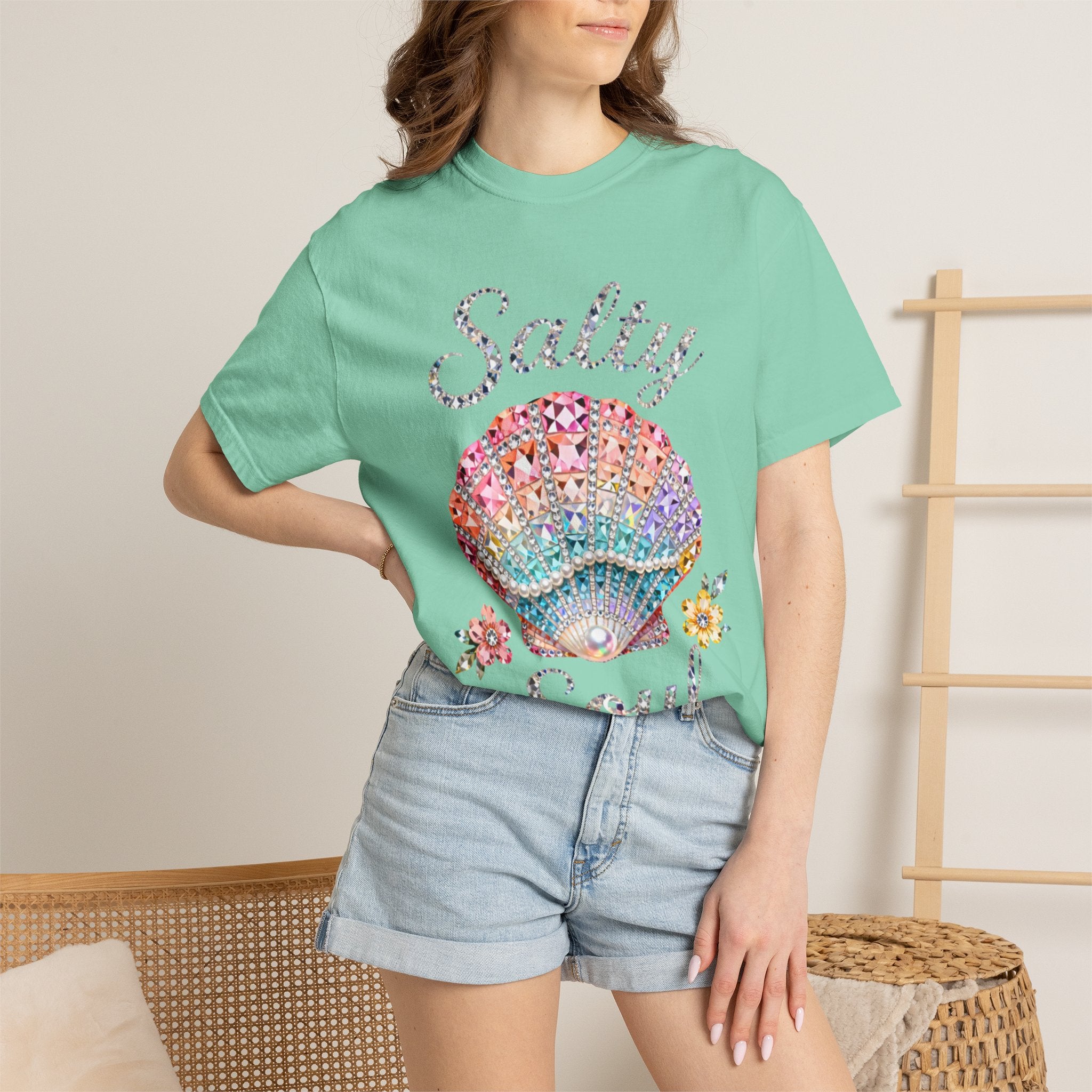 Salty Soul Jewel Tee - Comfort Colors