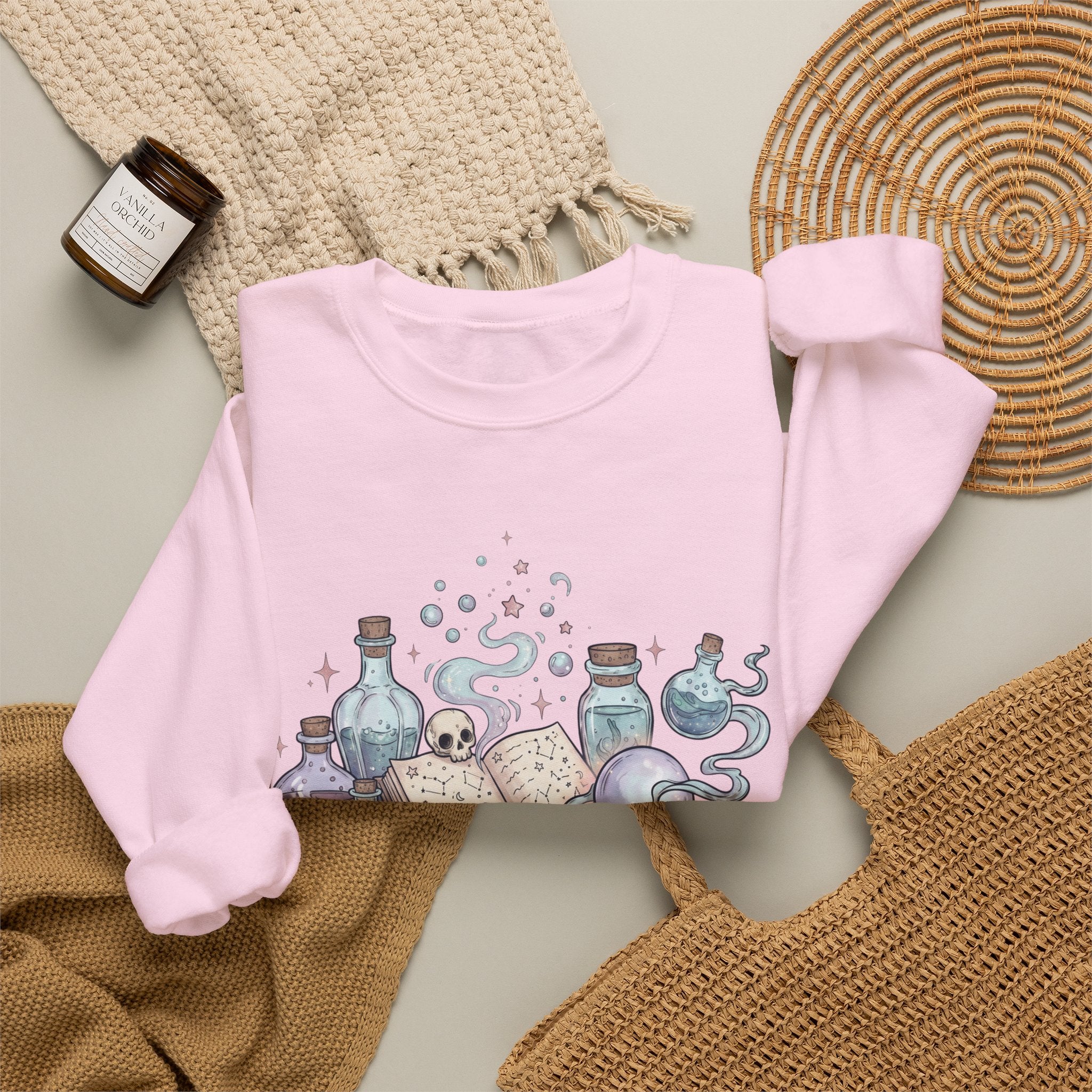 Potion Bottles and Pretty Sparkles Sweatshirt - Gildan