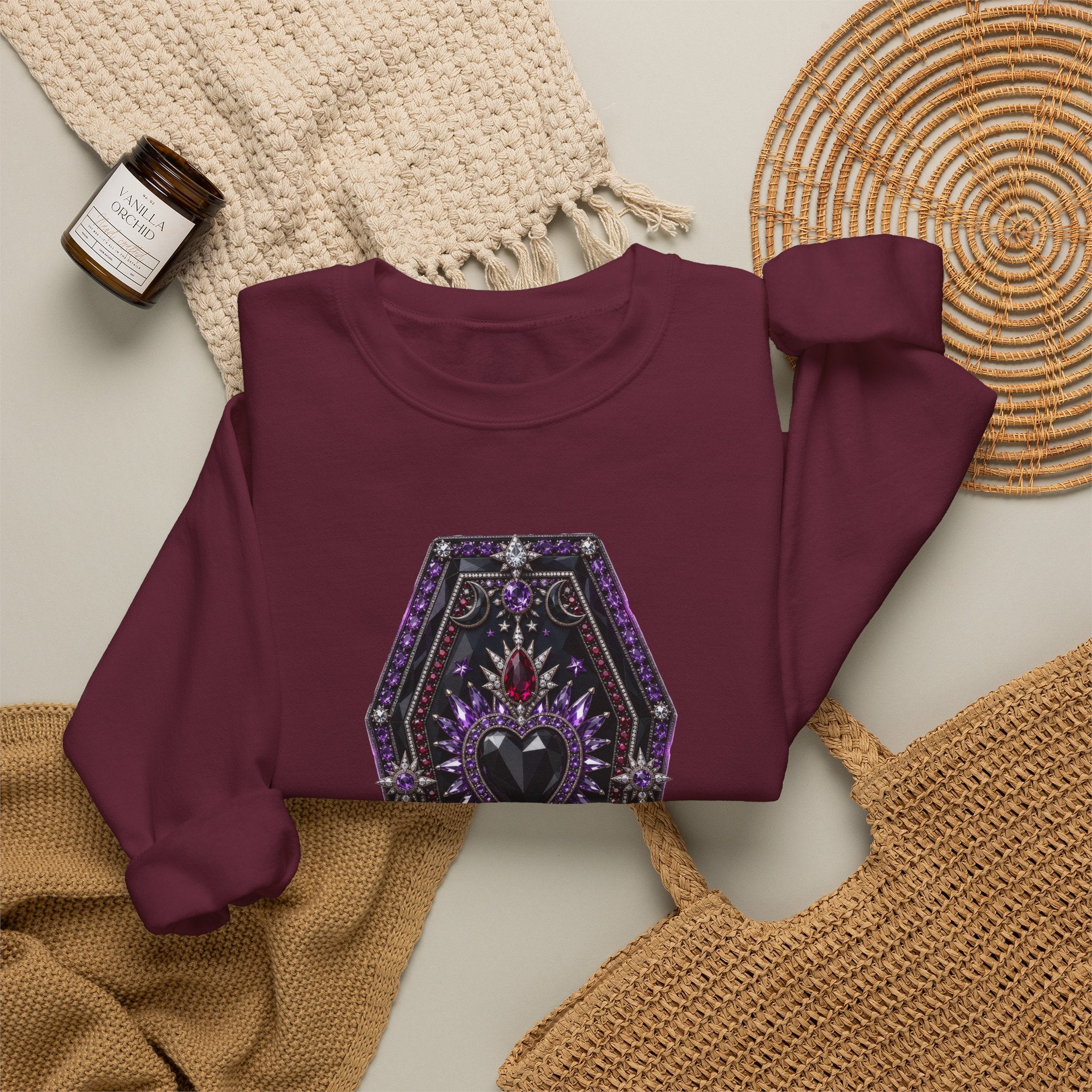 The Jeweled Crypt Sweatshirt - Gildan