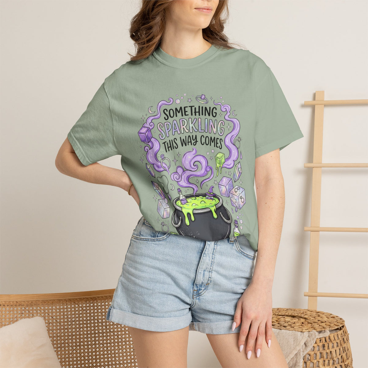 The Spooky Cauldron Tee - Comfort Colors