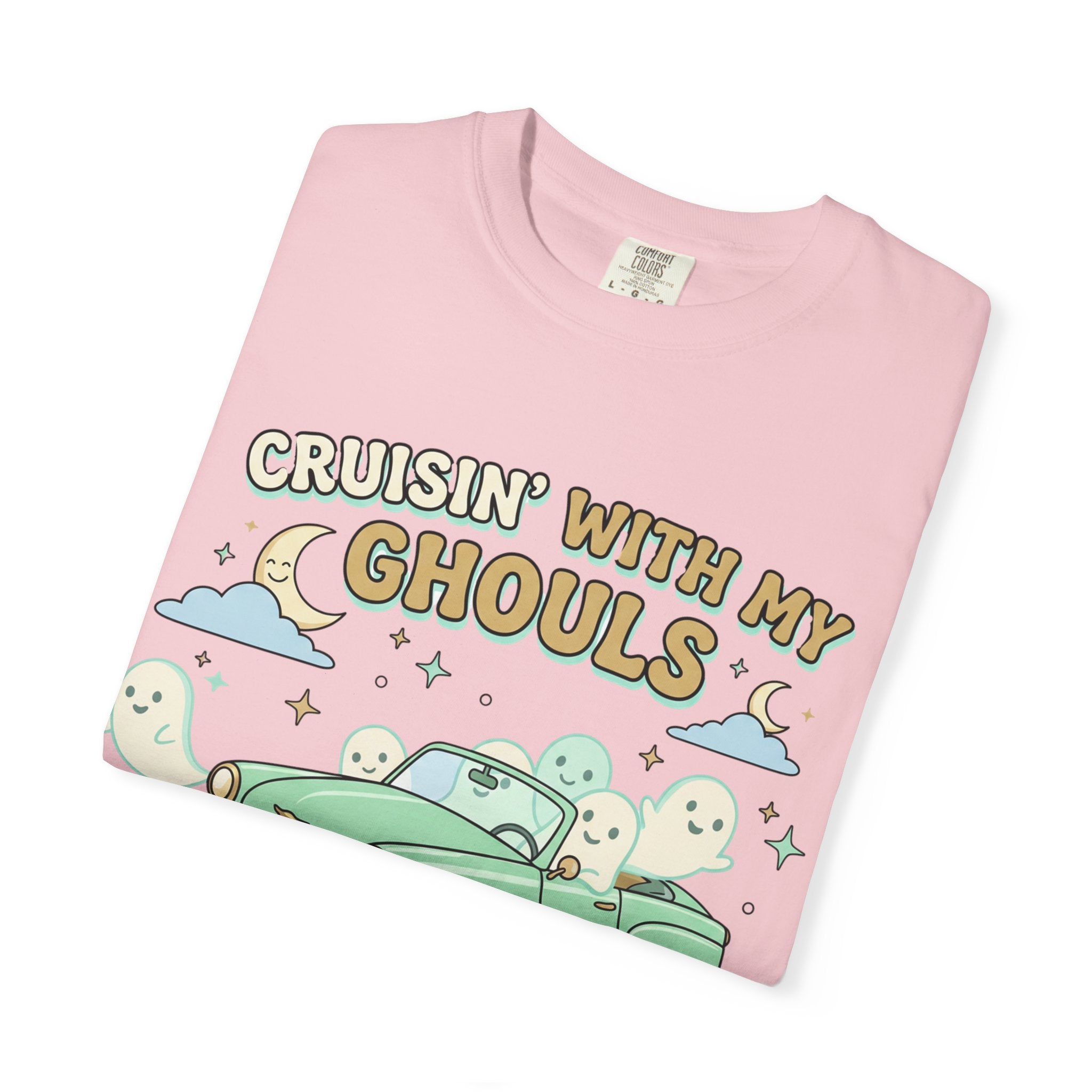 Cruisin' With My Ghouls Tee - Comfort Colors