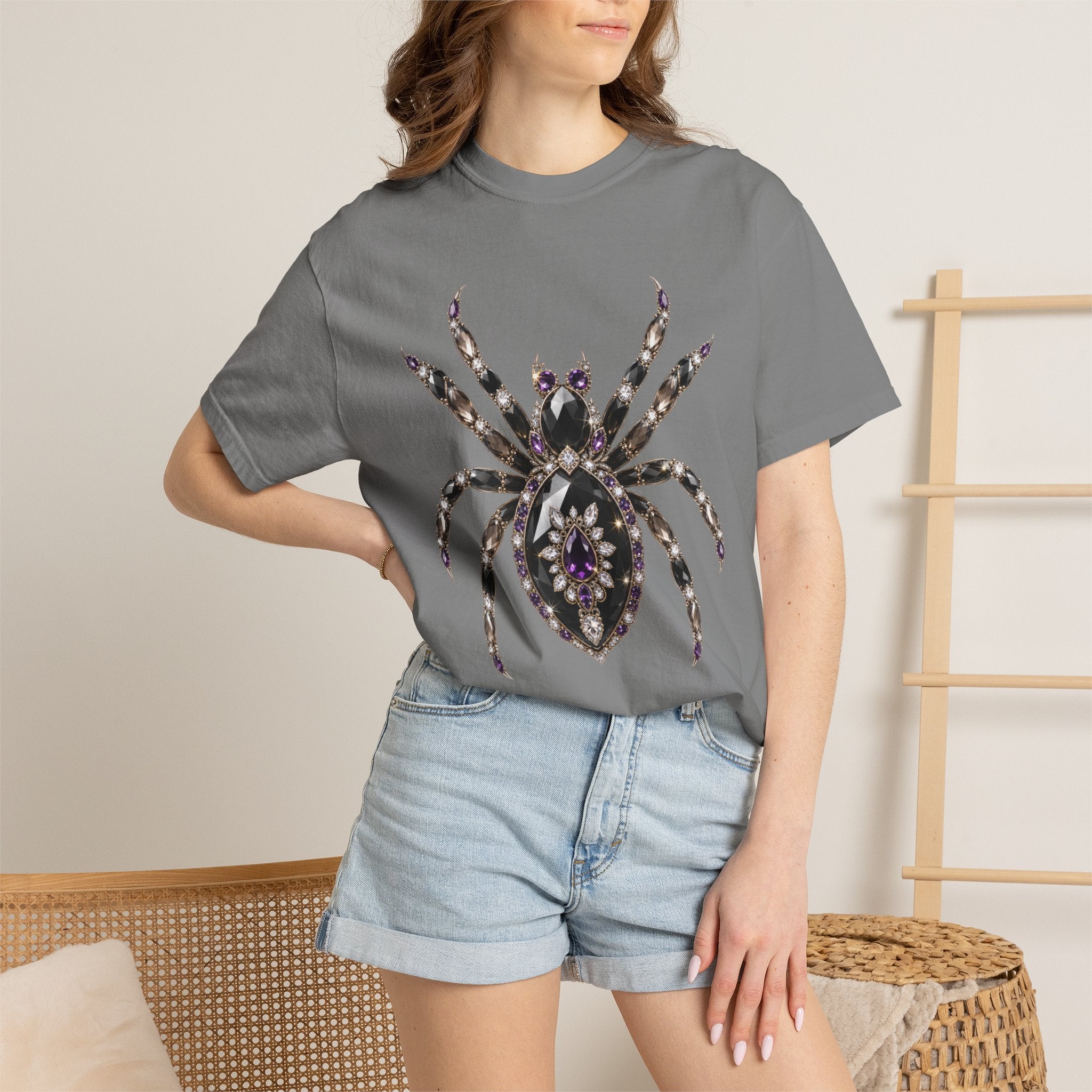 Jeweled Spider Tee - Comfort Colors