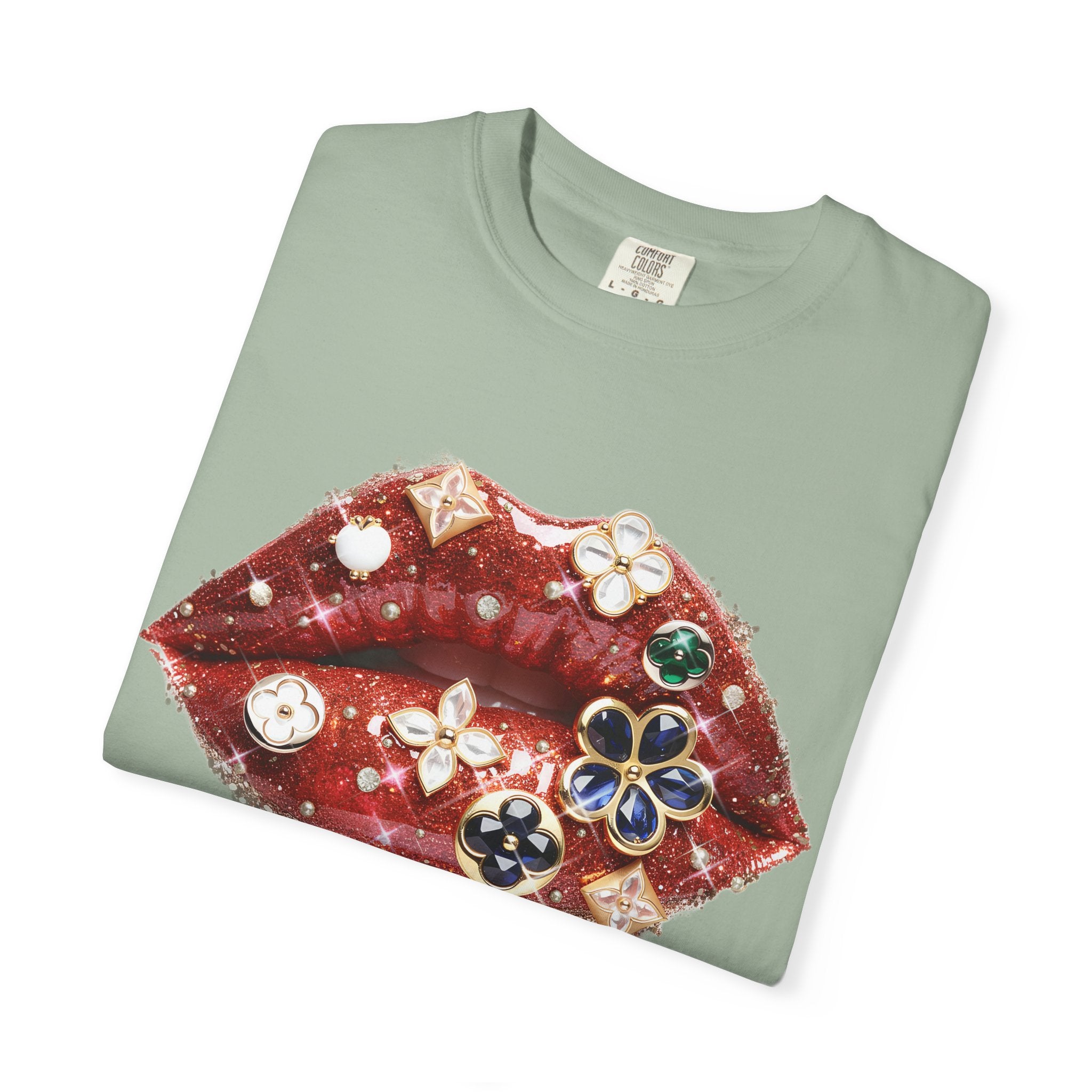 Jewel Lips Tee - Comfort Colors