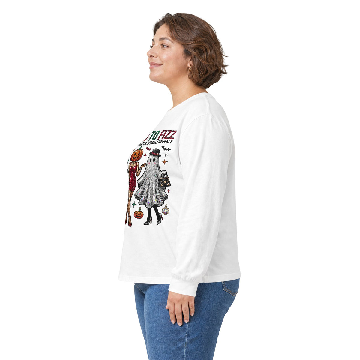 Dressed To Fizz Long Sleeve Tee - Gildan