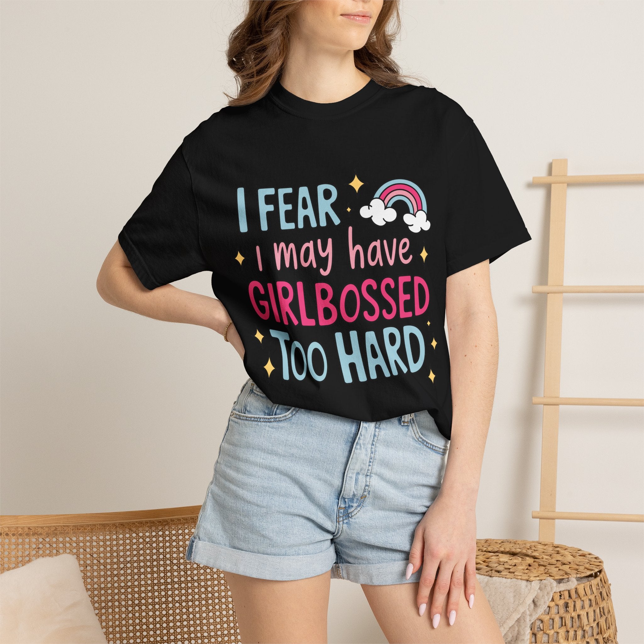 GirlBossed To Hard Tee - Comfort Colors
