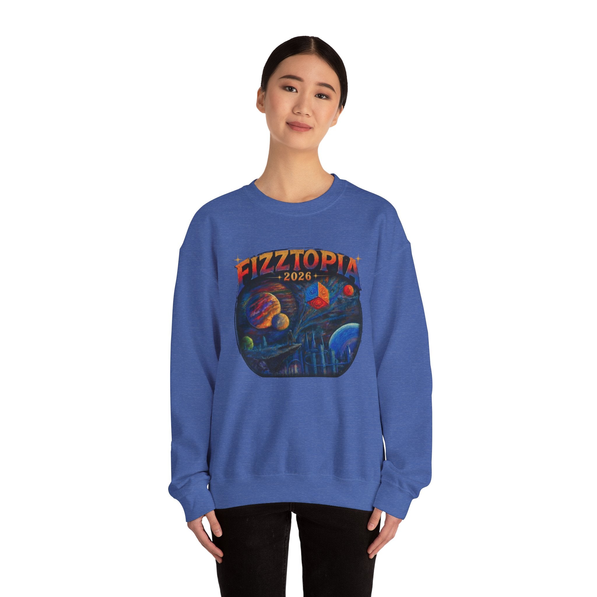 Daddy Ring Bomb's Fizztopia Galaxy Sweatshirt - Gildan