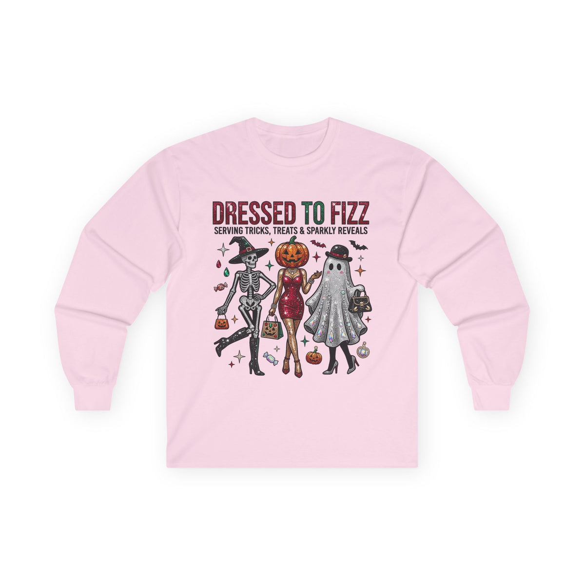 Dressed To Fizz Long Sleeve Tee - Gildan
