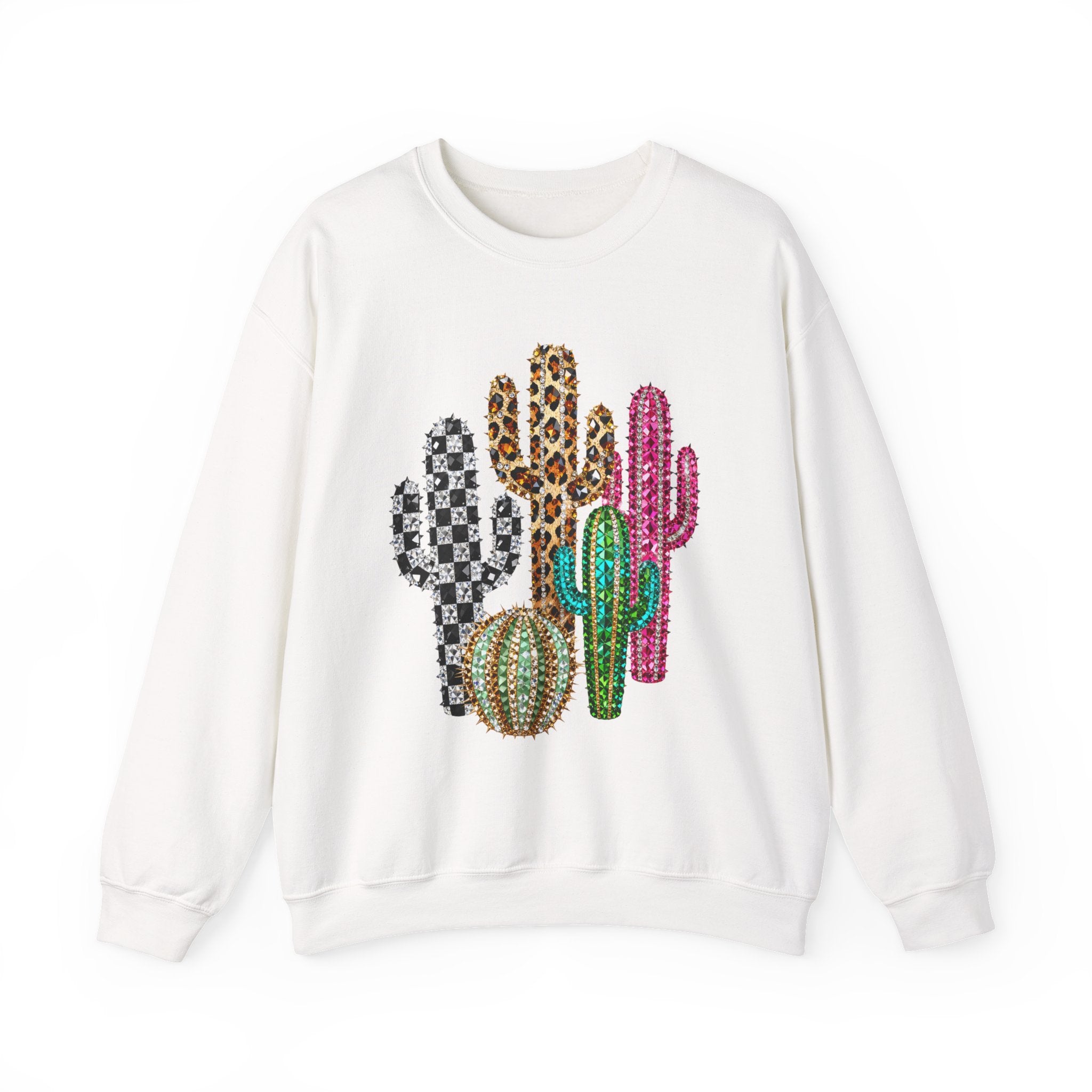 The Jeweled Cactus Sweatshirt - Gildan