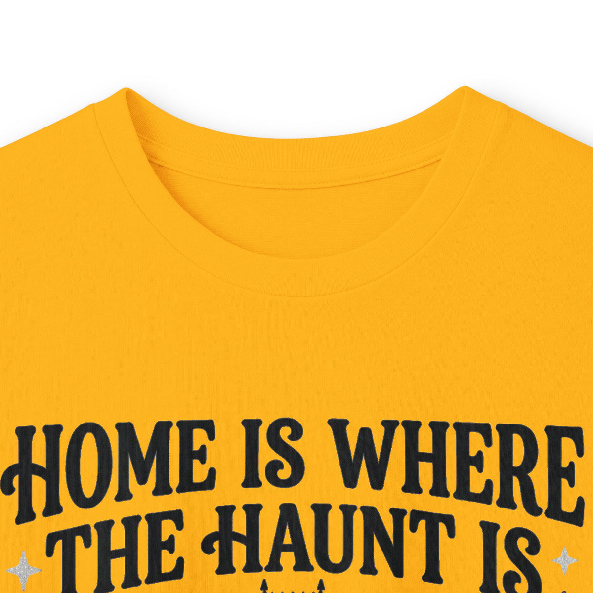 Home Is Where The Haunt Is Long Sleeve Tee - Gildan