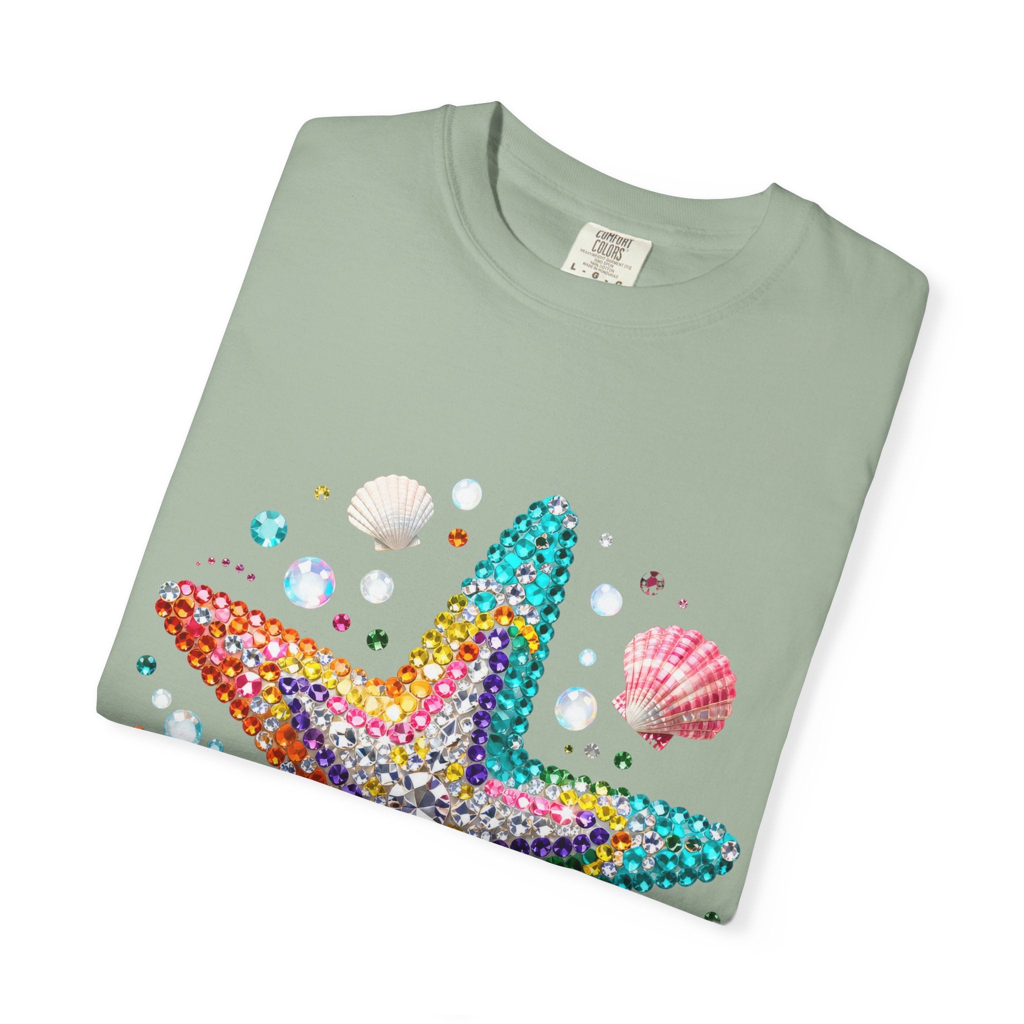 Jeweled Starfish Tee - Comfort Colors