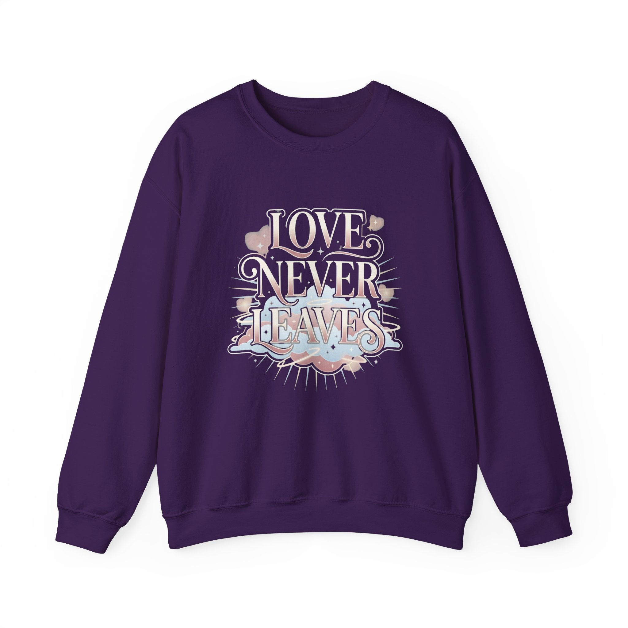 Love Never Leaves Sweatshirt - Gildan