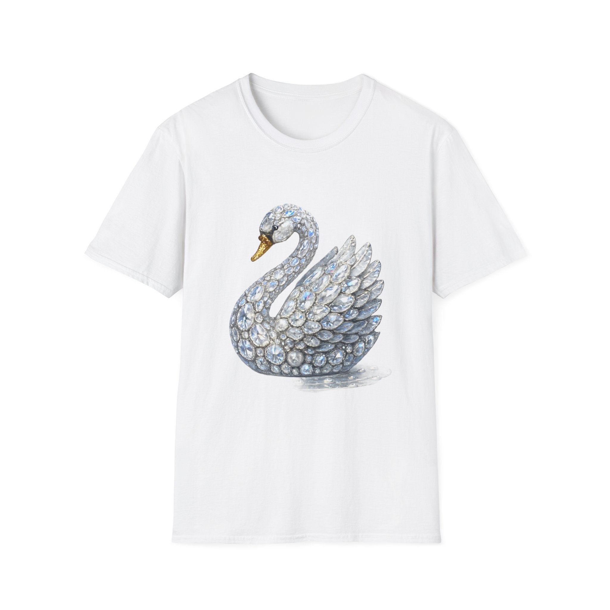 Gemstone Swan T-Shirt — Gildan Tee