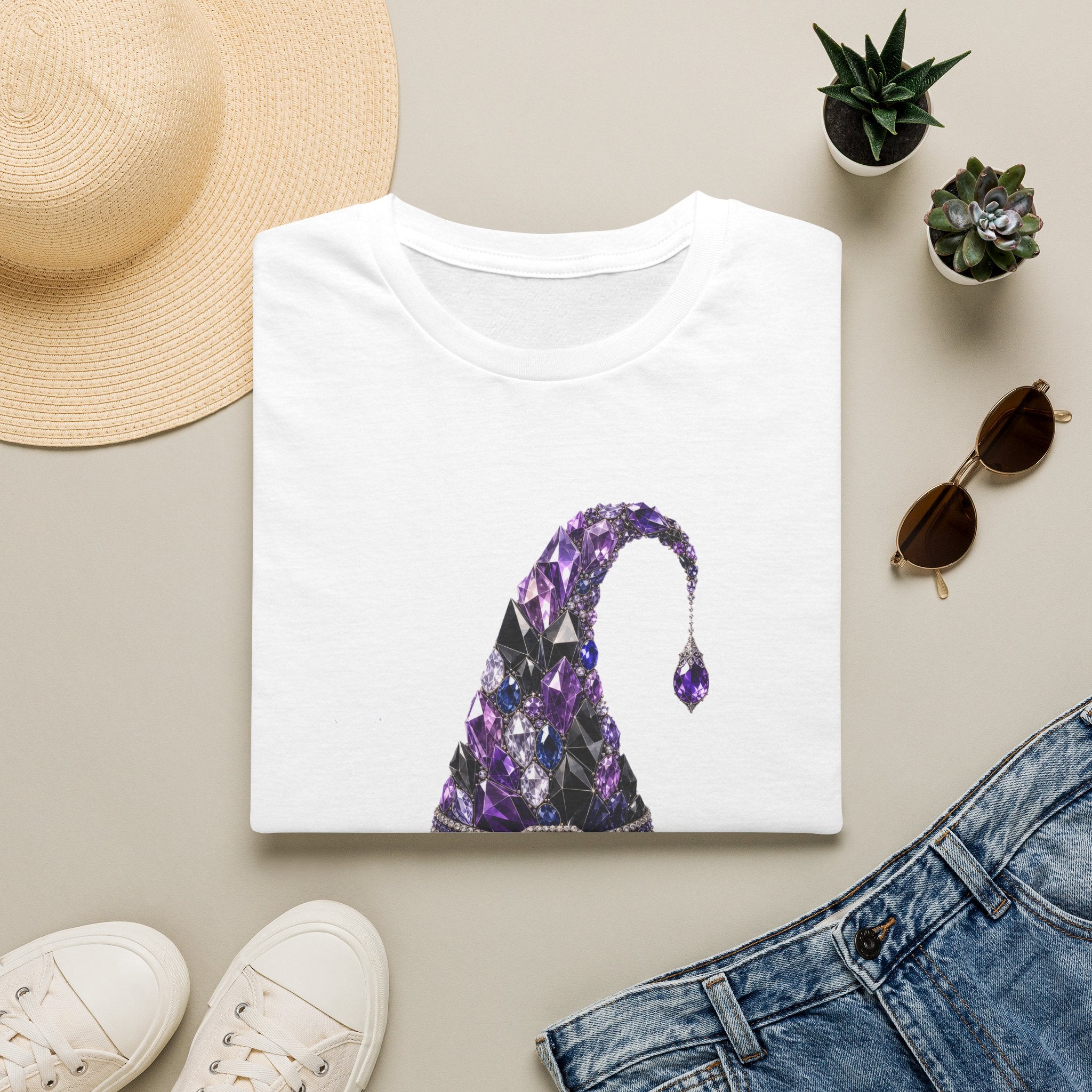 The Jeweled Witches Hat Tee - Gildan