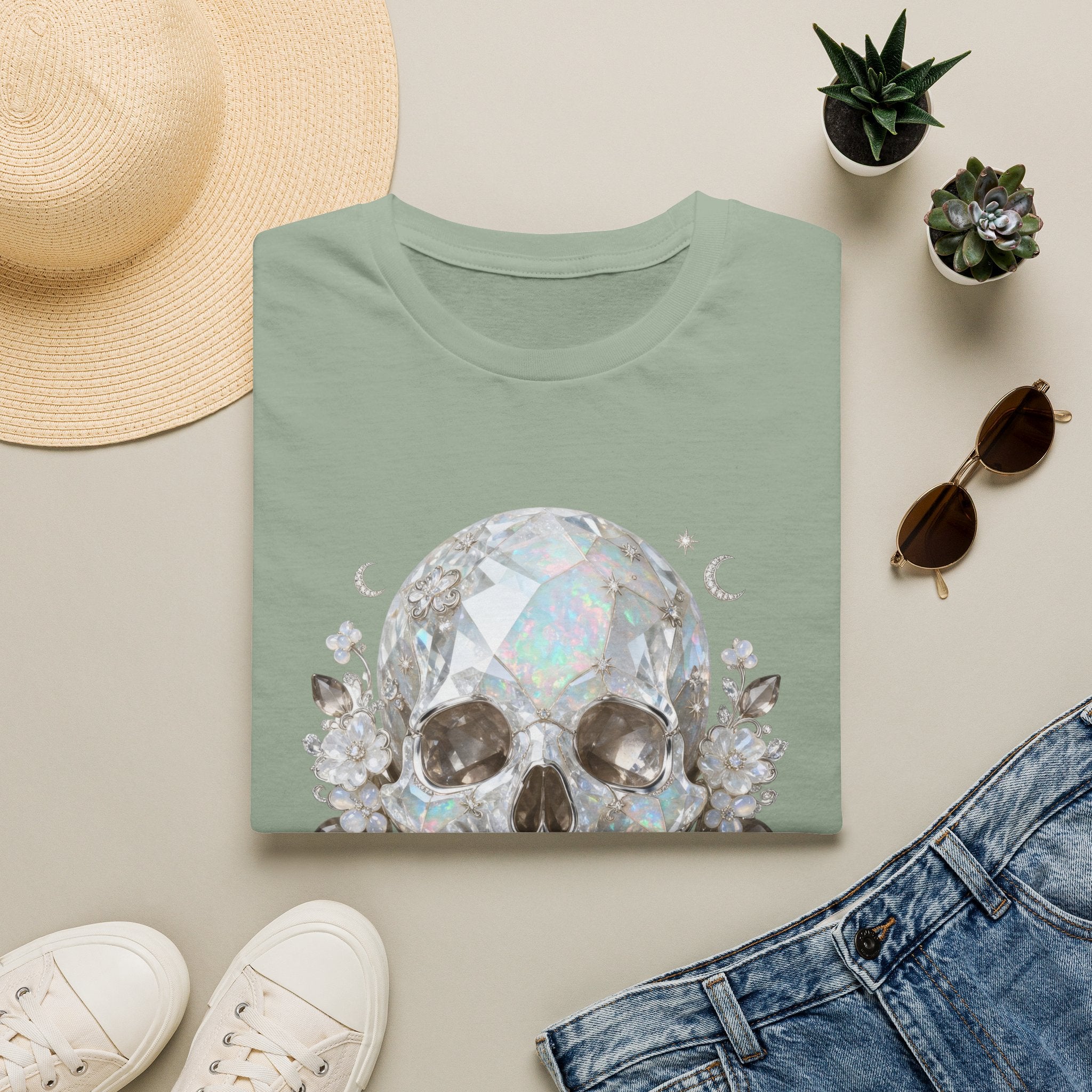 Moonstone Skull Tee - Gildan