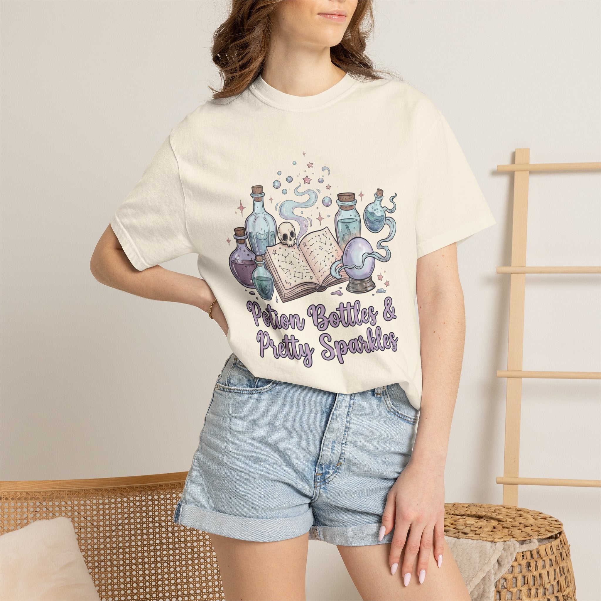 Potion Bottles and Pretty Sparkles Tee - Comfort Colors