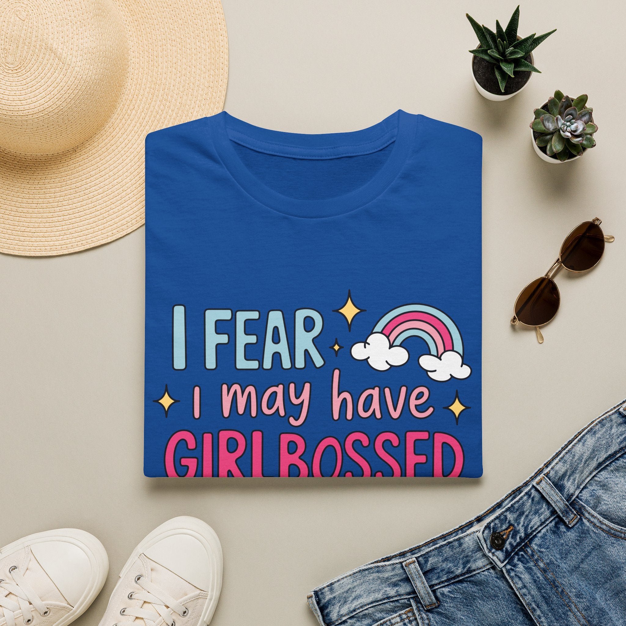 Girlbossed Too Hard Tee- Gildan