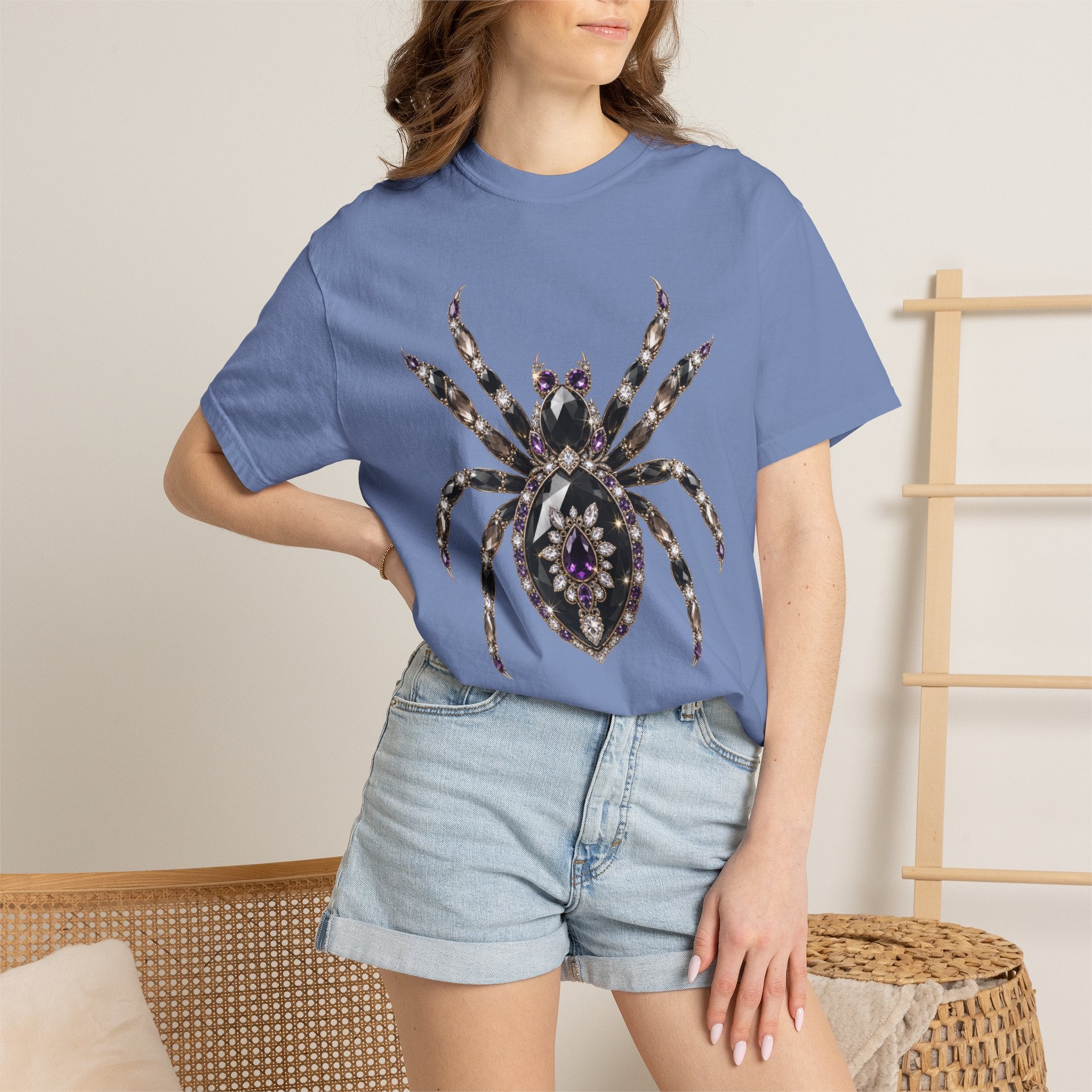 Jeweled Spider Tee - Comfort Colors