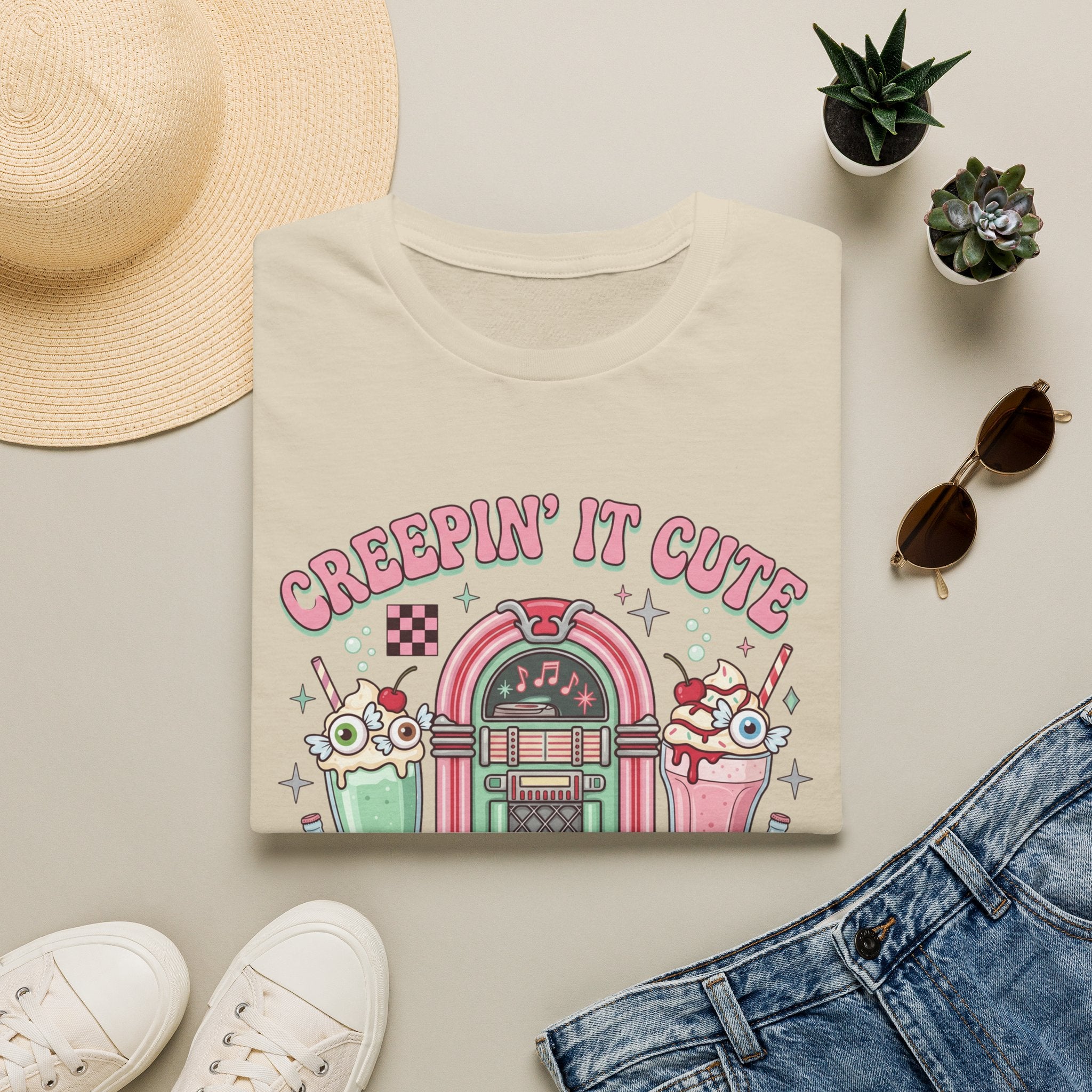 Creepin' It Cute Tee - Gildan