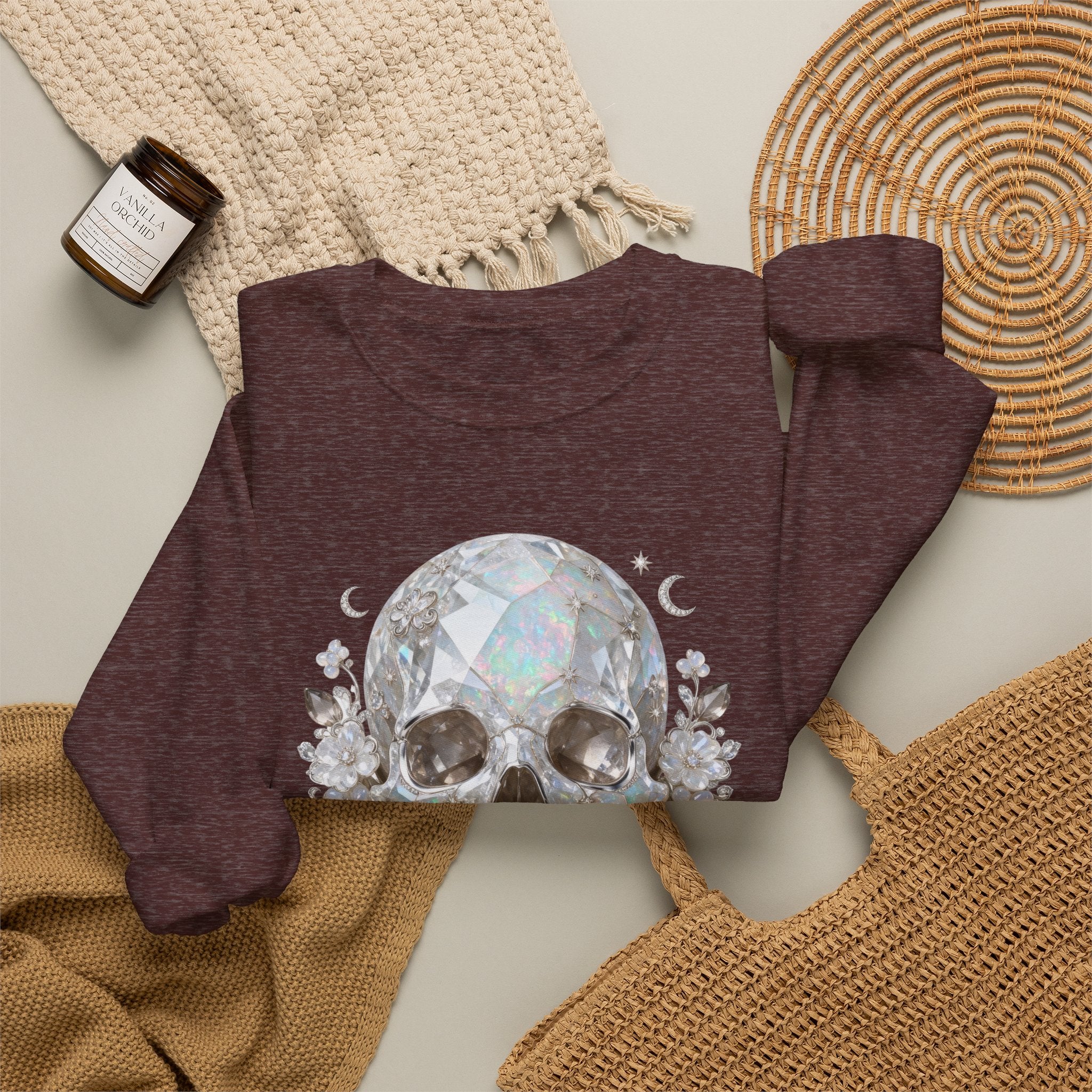The Moonstone Skull Sweatshirt - Gildan