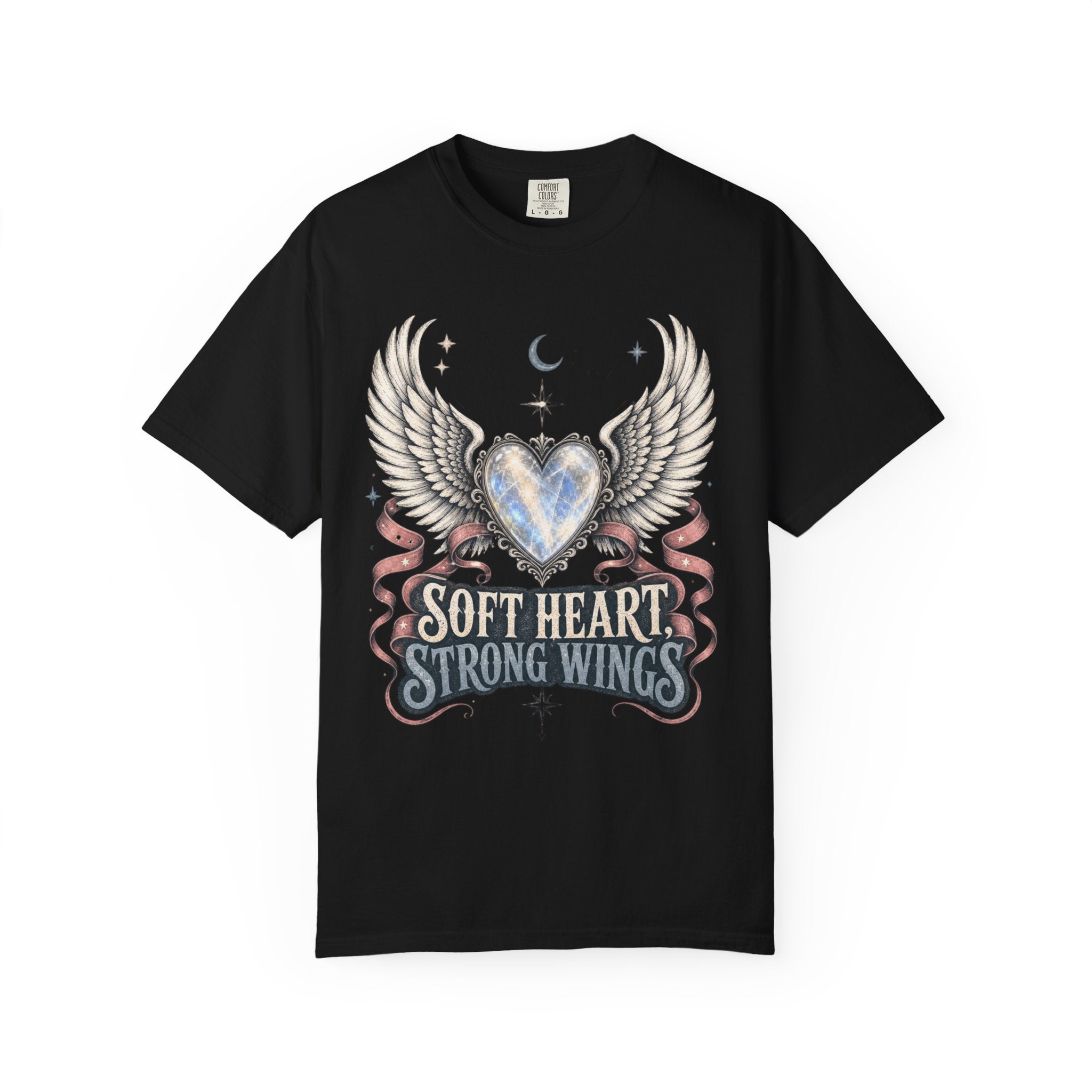 Soft Heart Strong Wings Tee - Comfort Colors