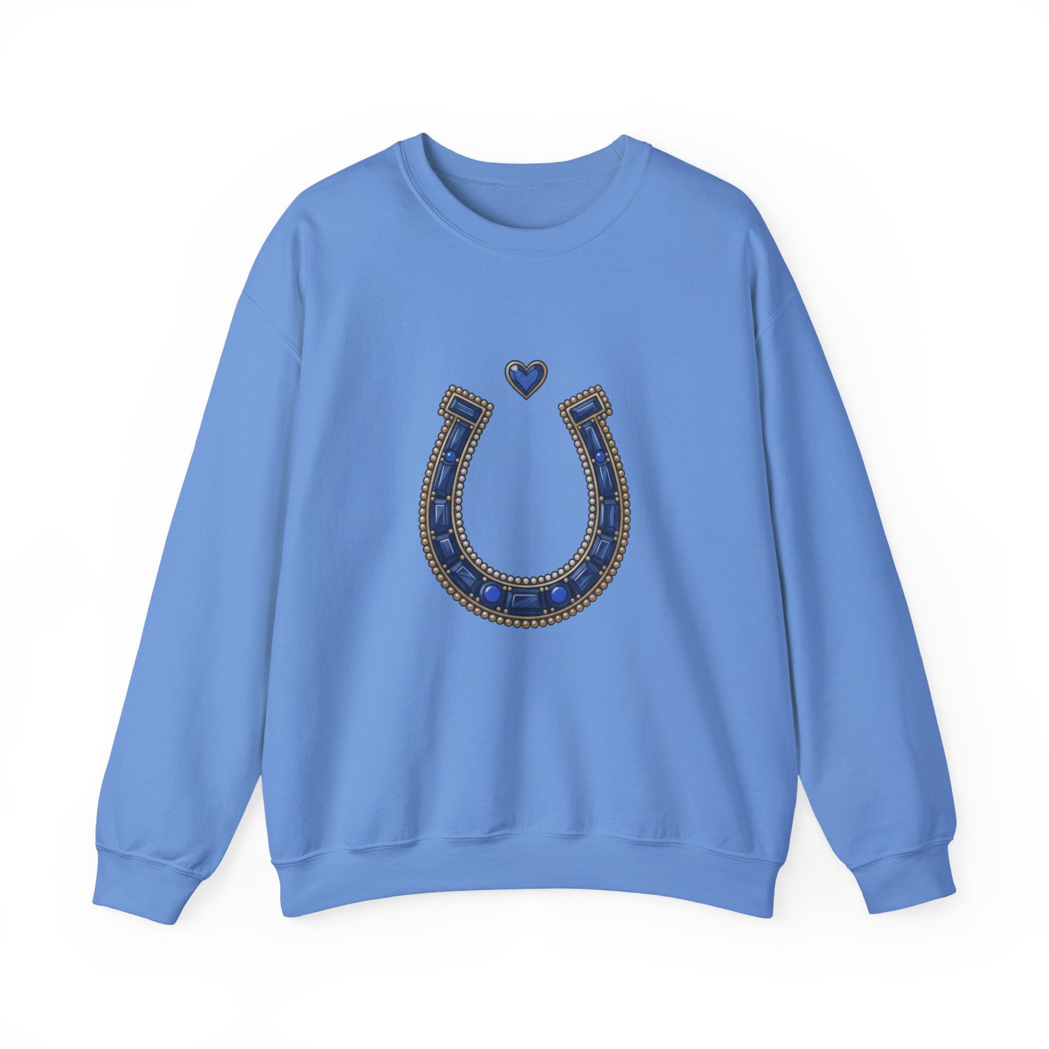 The Sapphire Horseshoe Sweatshirt - Gildan