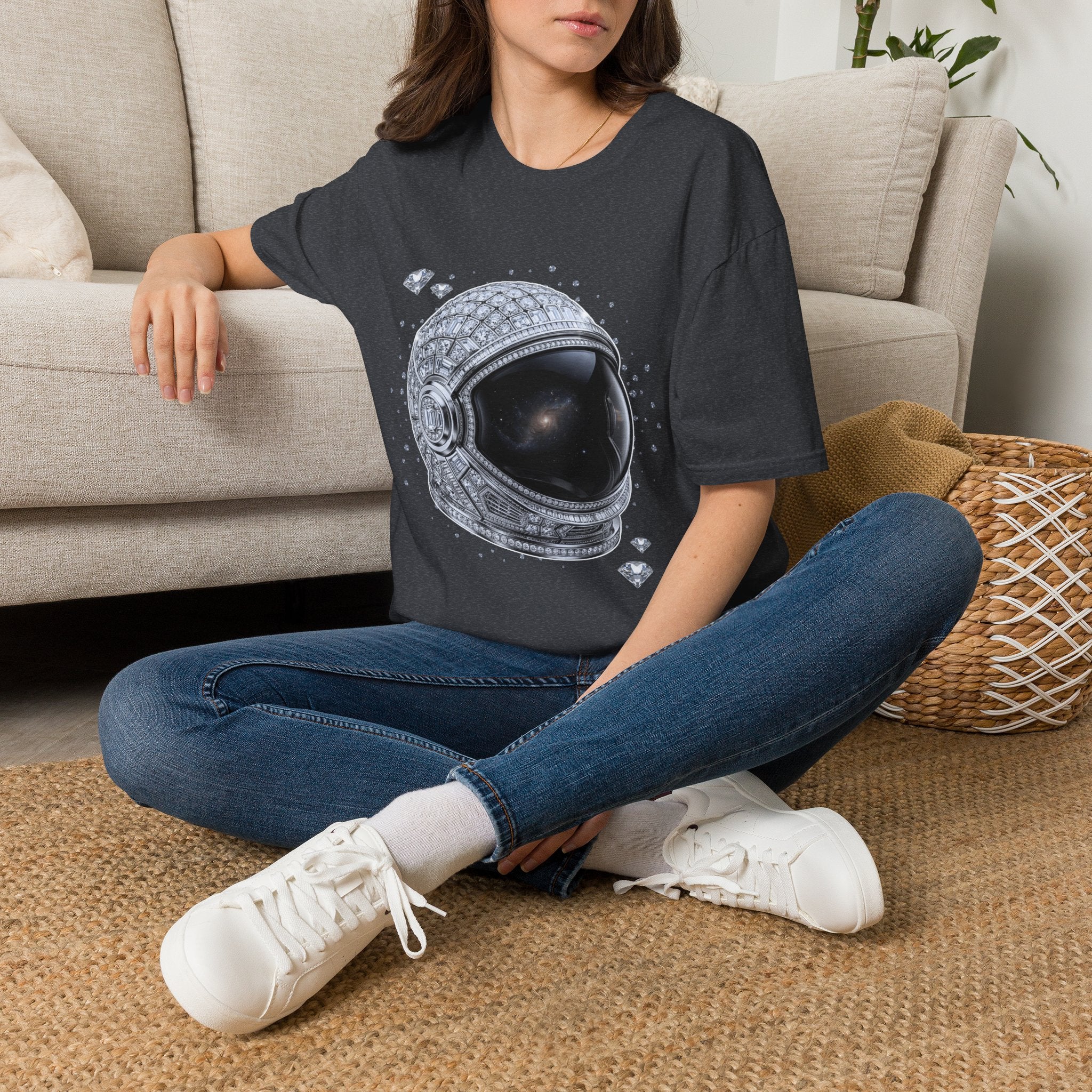 Sparkle Astronaut Tee - Gildan