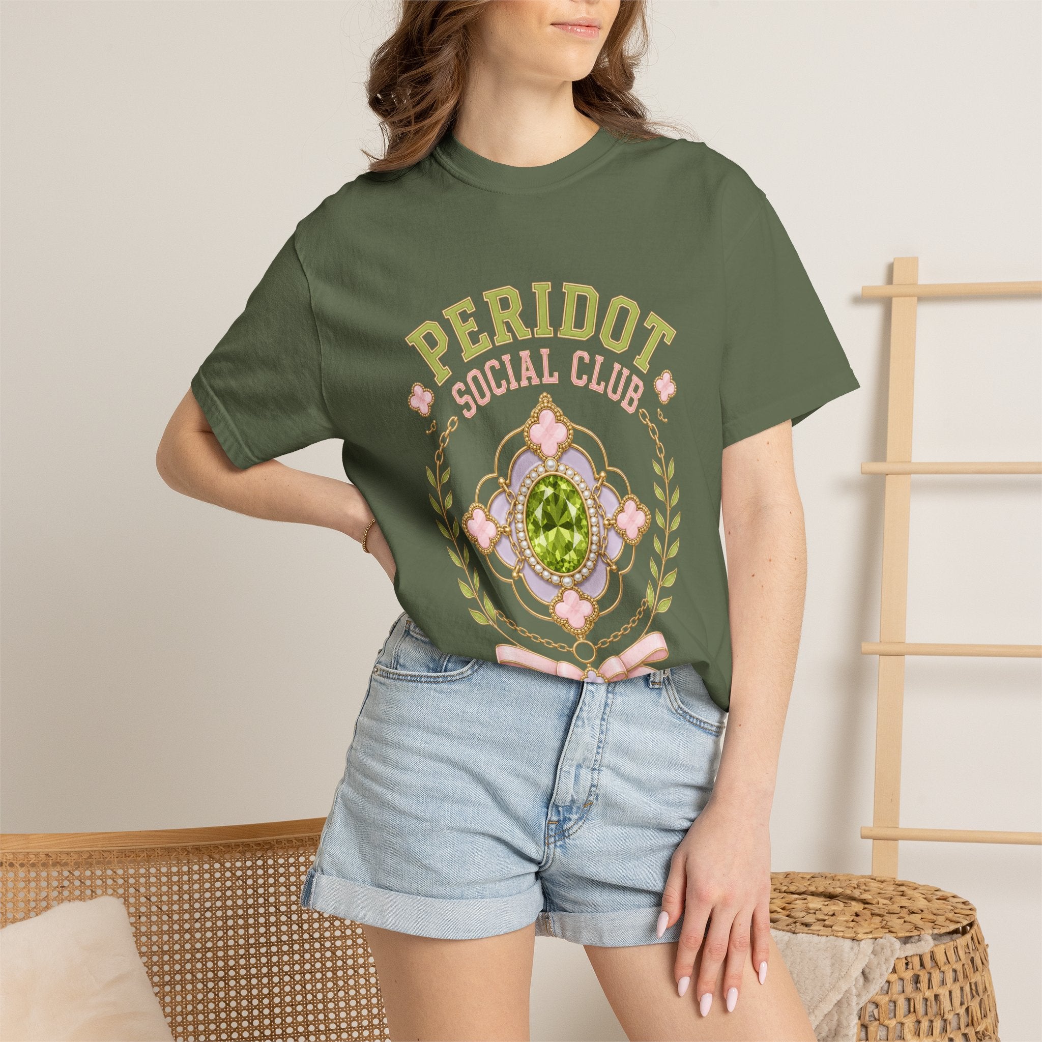 Peridot Social Club Tee - Comfort Colors