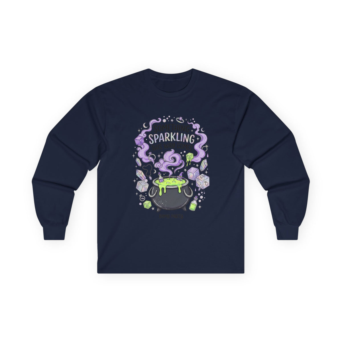 The Spooky Cauldron Long Sleeve Tee - Gildan