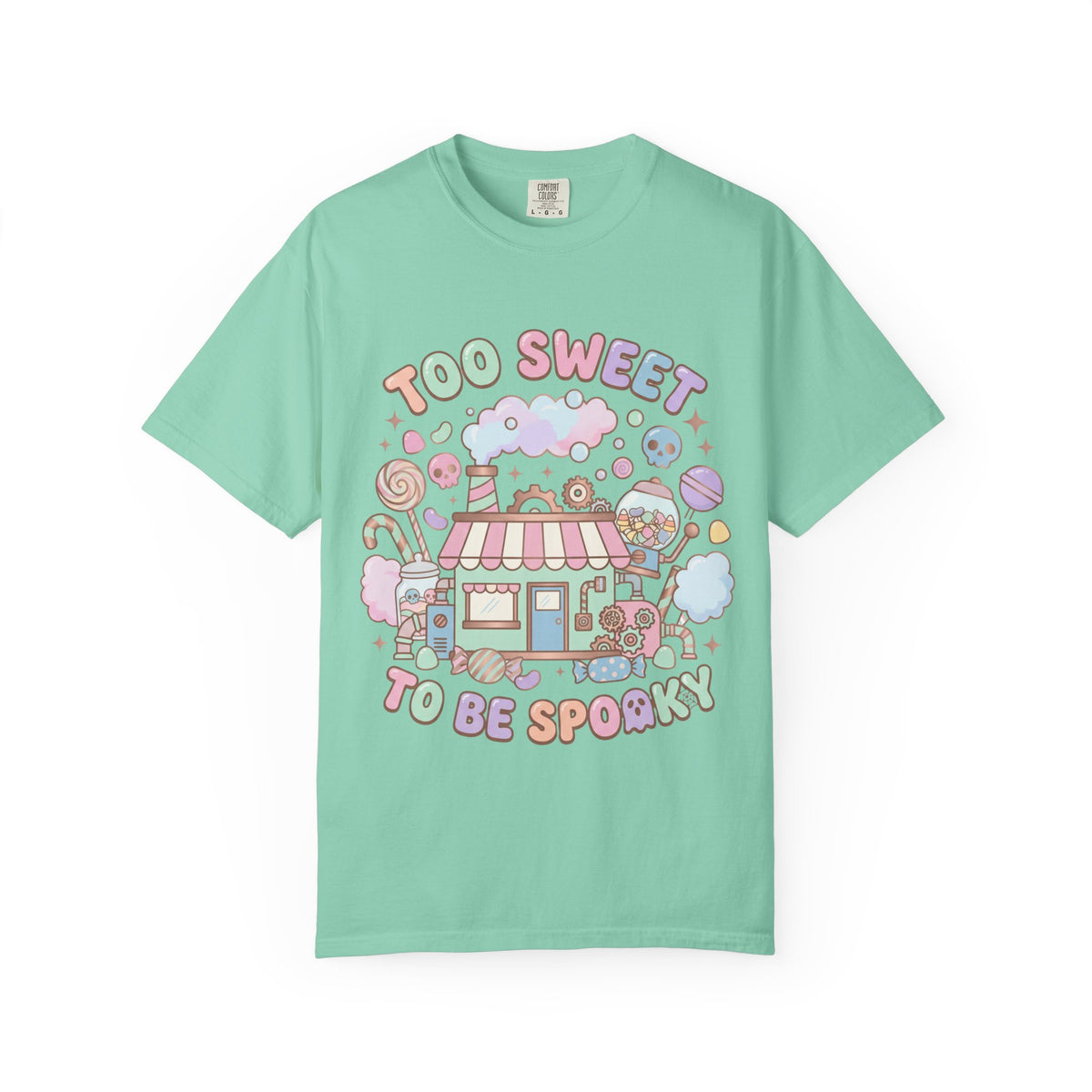 Too Sweet To Be Spooky Tee - Comfort Colors