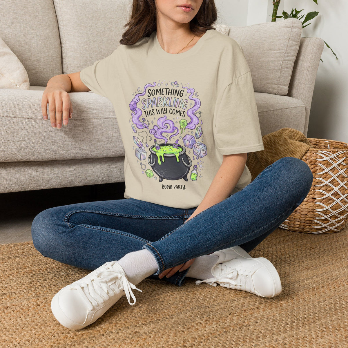 The Spooky Cauldron Tee - Gildan