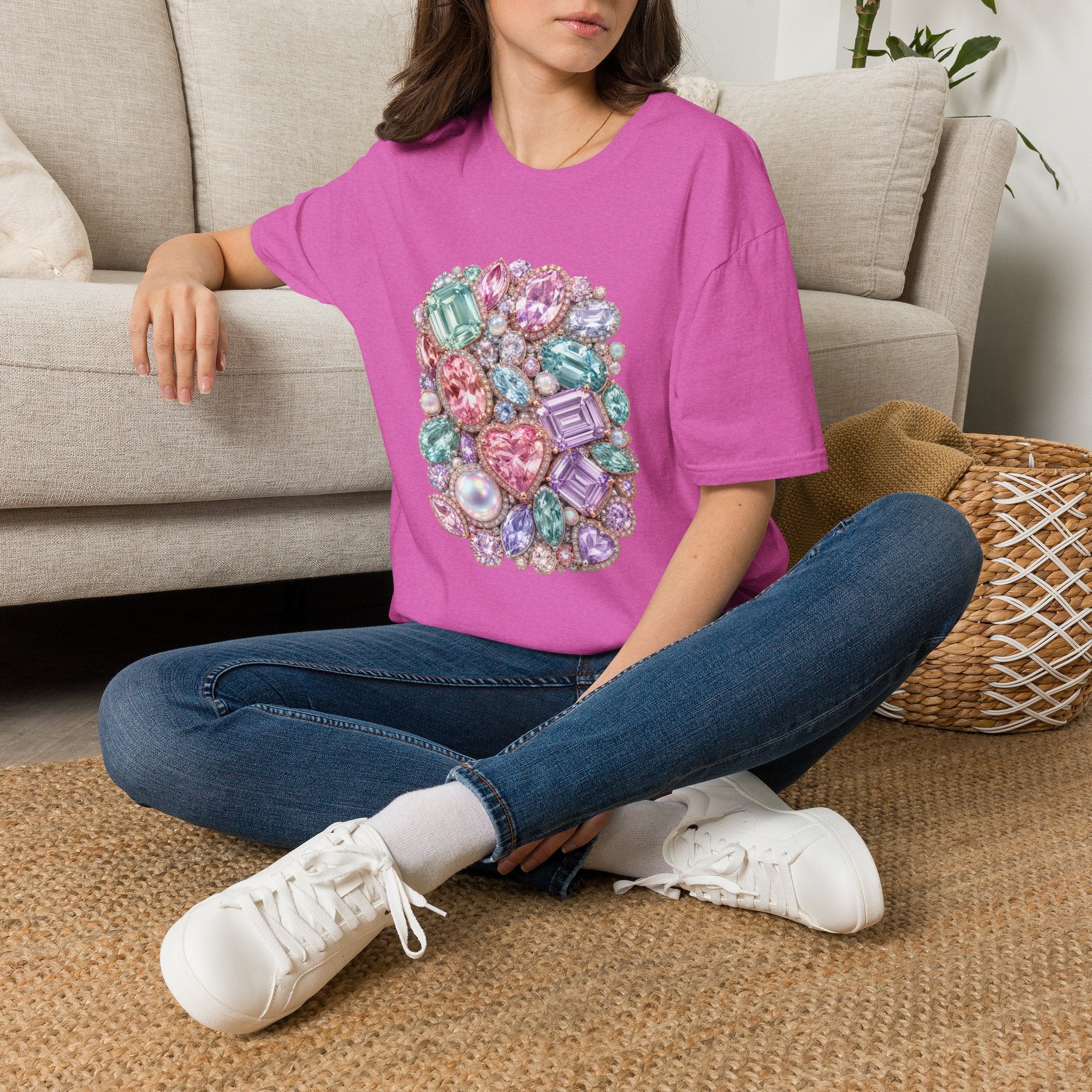 Halo Gemstone Tee - Gildan