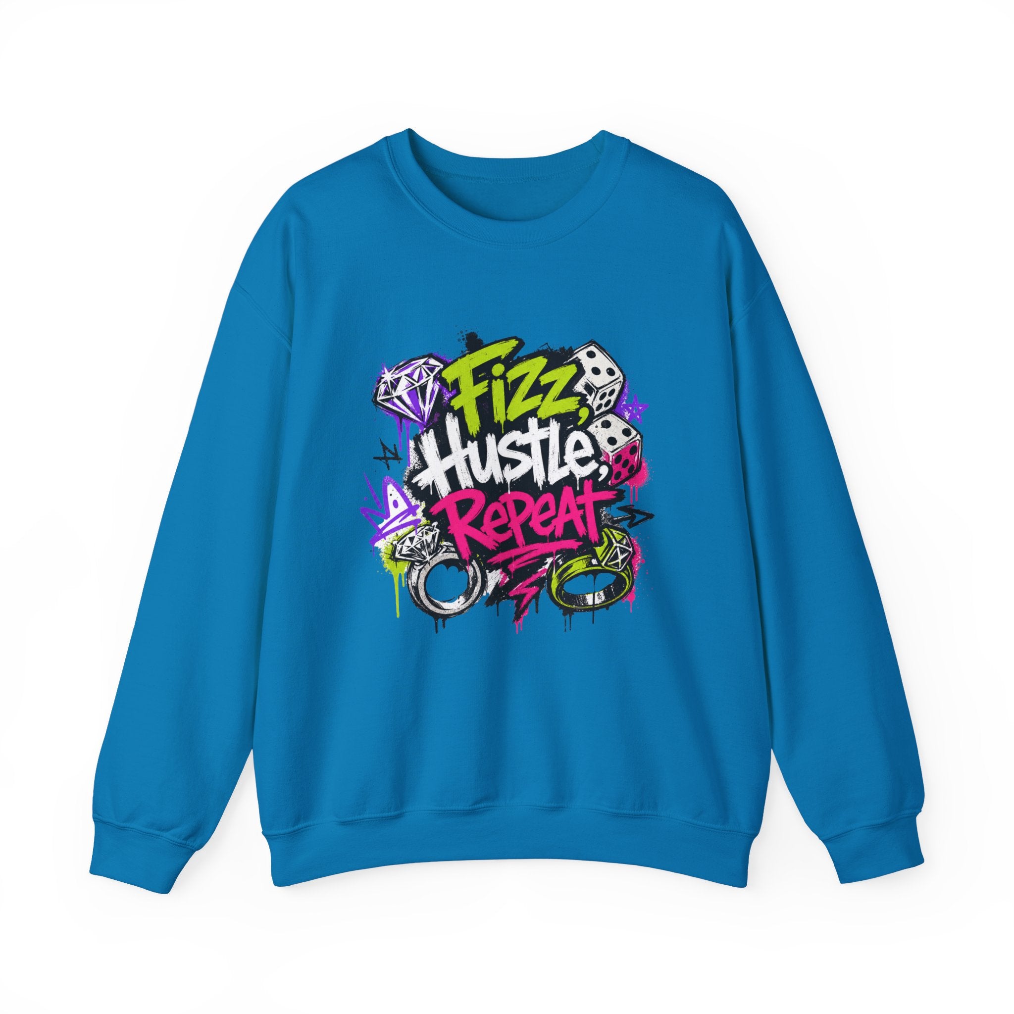 Fizz Hustle Repeat Sweatshirt - Gildan