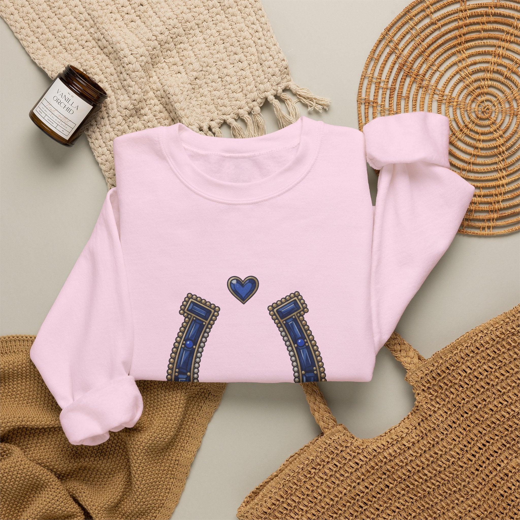 The Sapphire Horseshoe Sweatshirt - Gildan