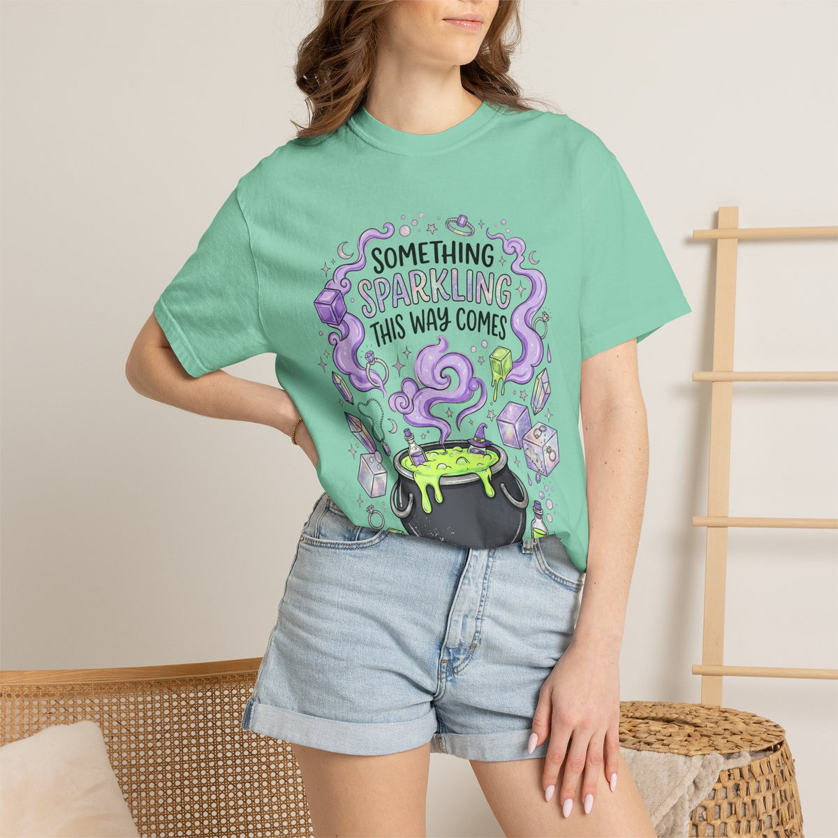 The Spooky Cauldron Tee - Comfort Colors