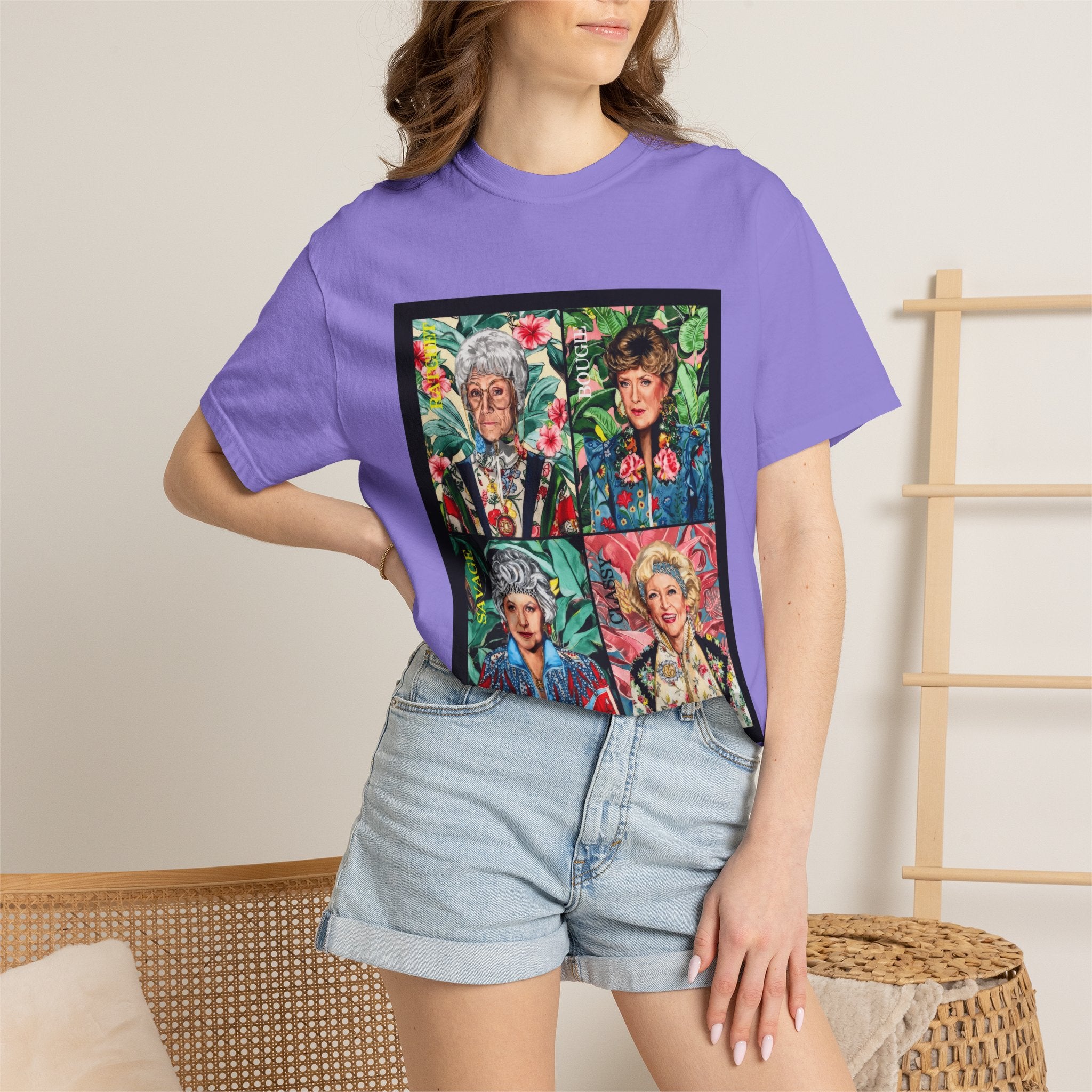Golden Baddies Tee- Comfort Colors