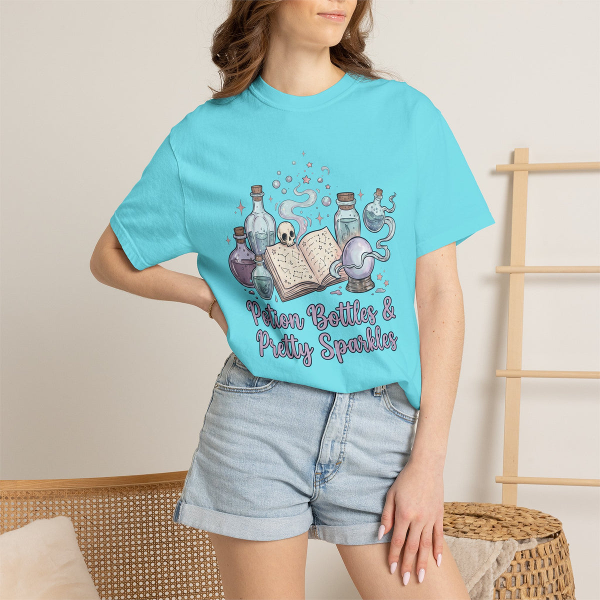 Potion Bottles and Pretty Sparkles Tee - Comfort Colors
